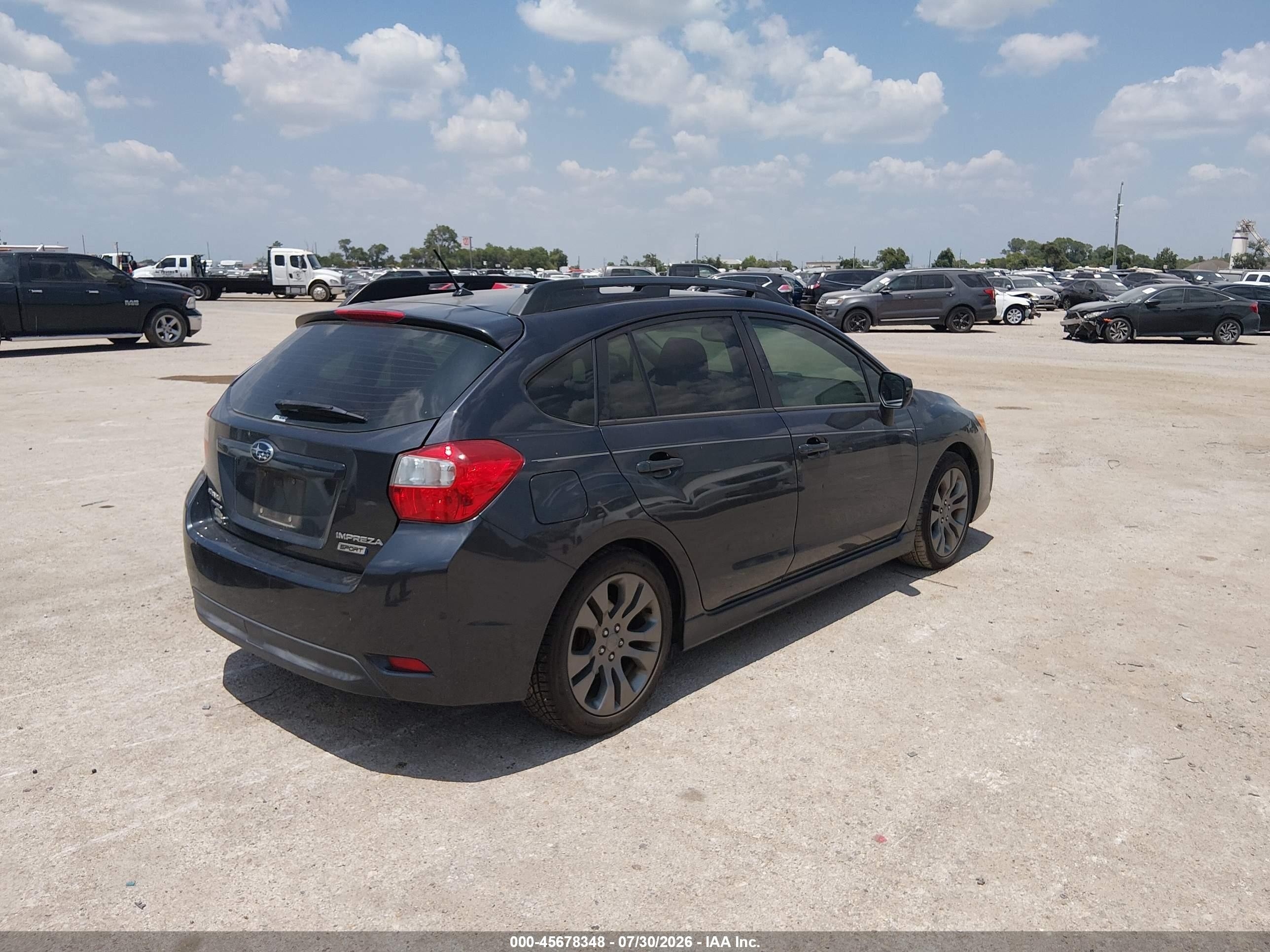 2014 Subaru Impreza 2.0i Sport Premium Серый vin: JF1GPAL68E8302604