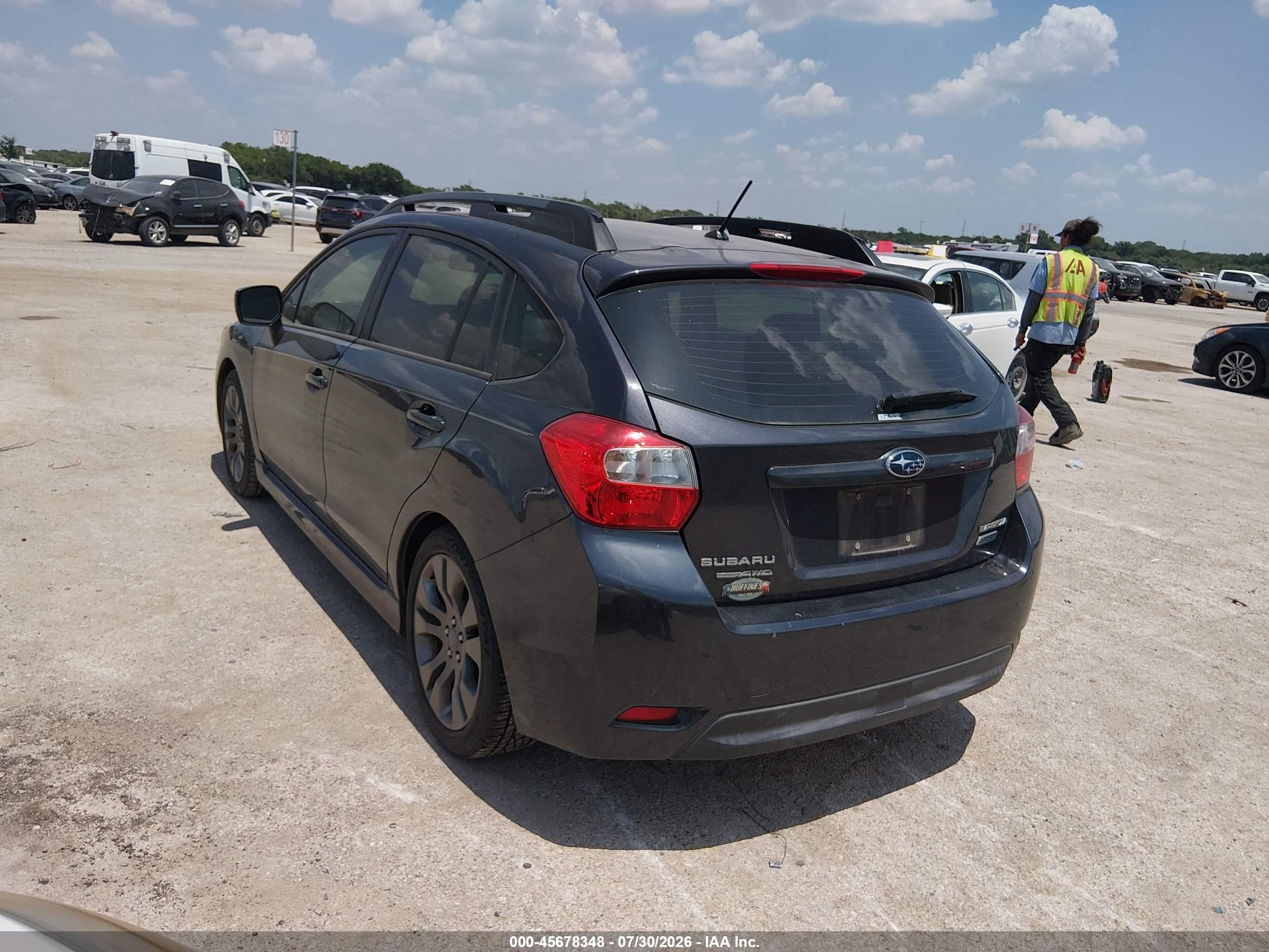 2014 Subaru Impreza 2.0i Sport Premium Серый vin: JF1GPAL68E8302604