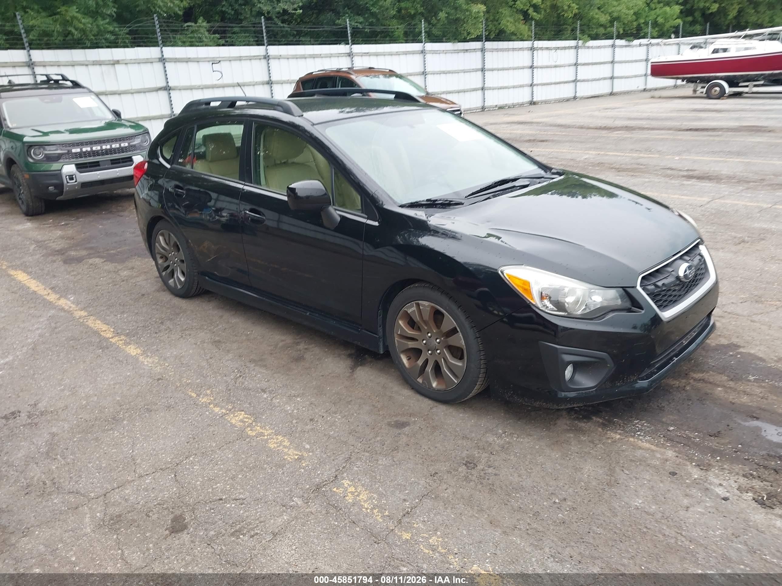 2014 Subaru Impreza 2.0i Sport Premium Black vin: JF1GPAL68E8307088
