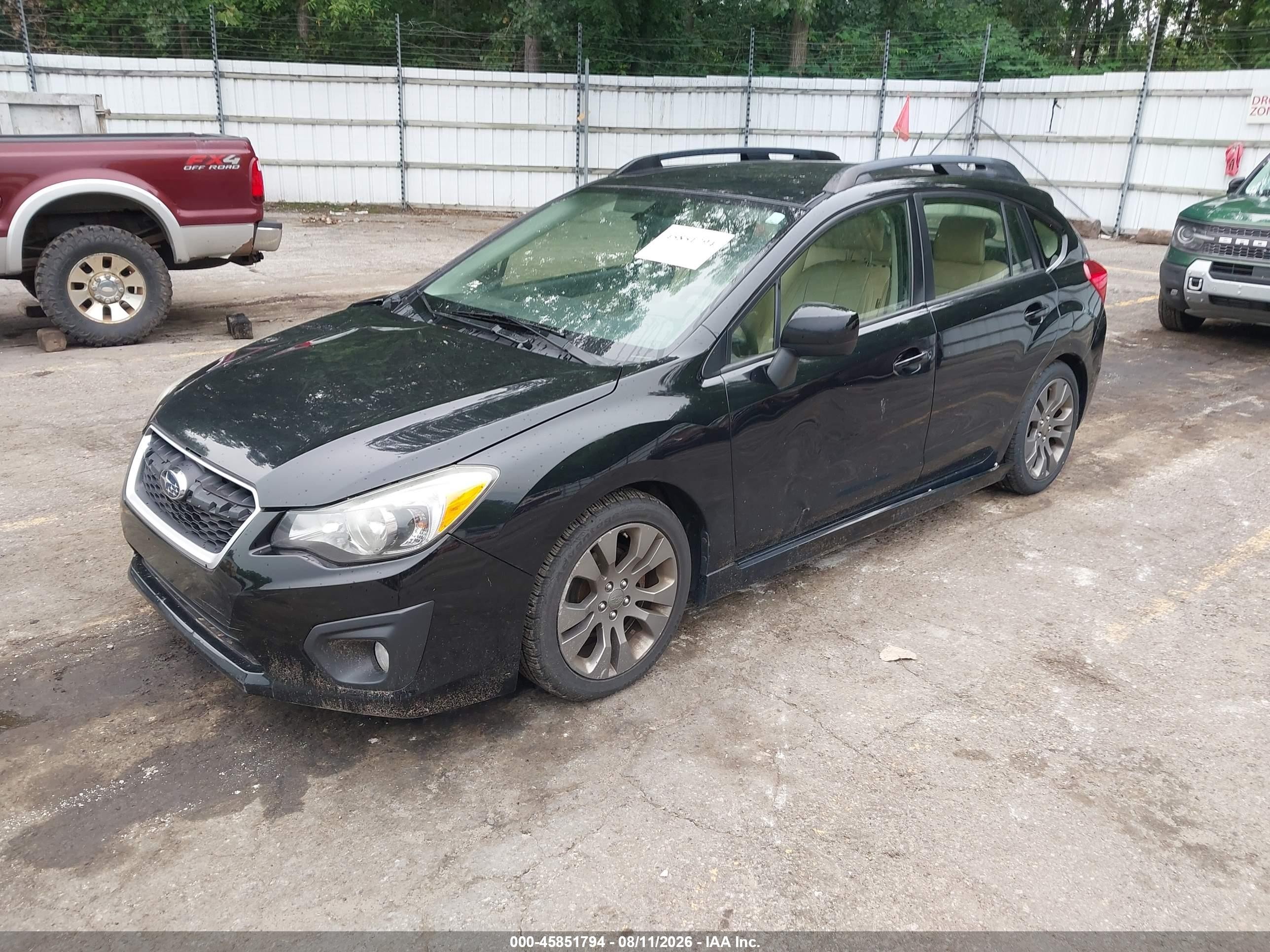 2014 Subaru Impreza 2.0i Sport Premium Black vin: JF1GPAL68E8307088