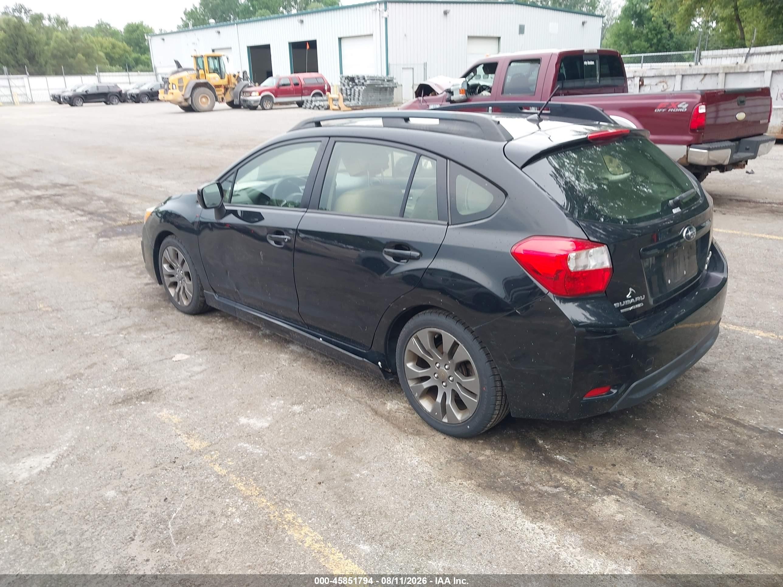 2014 Subaru Impreza 2.0i Sport Premium Black vin: JF1GPAL68E8307088