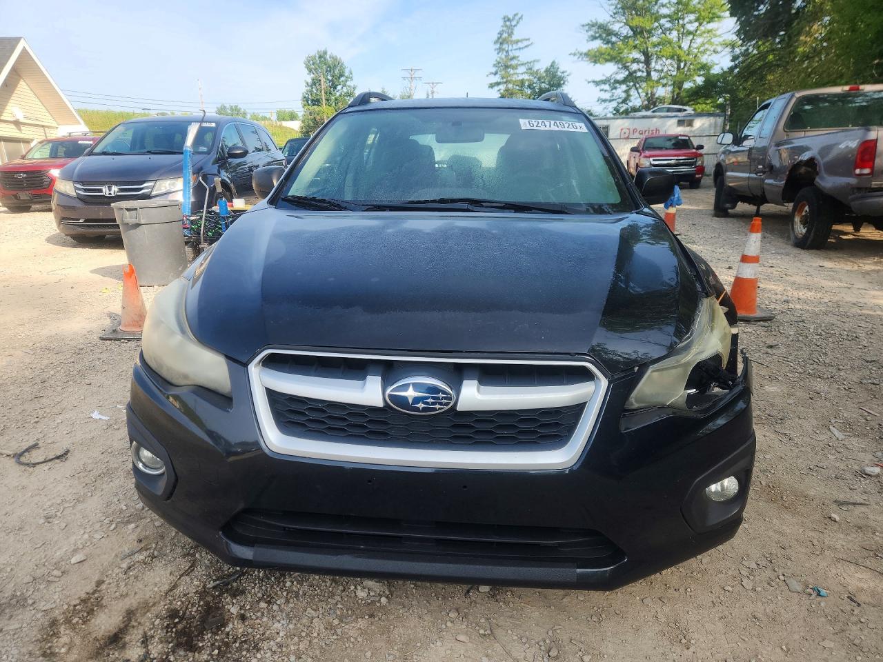 2014 Subaru Impreza Sport Premium Черный vin: JF1GPAL68E8308290