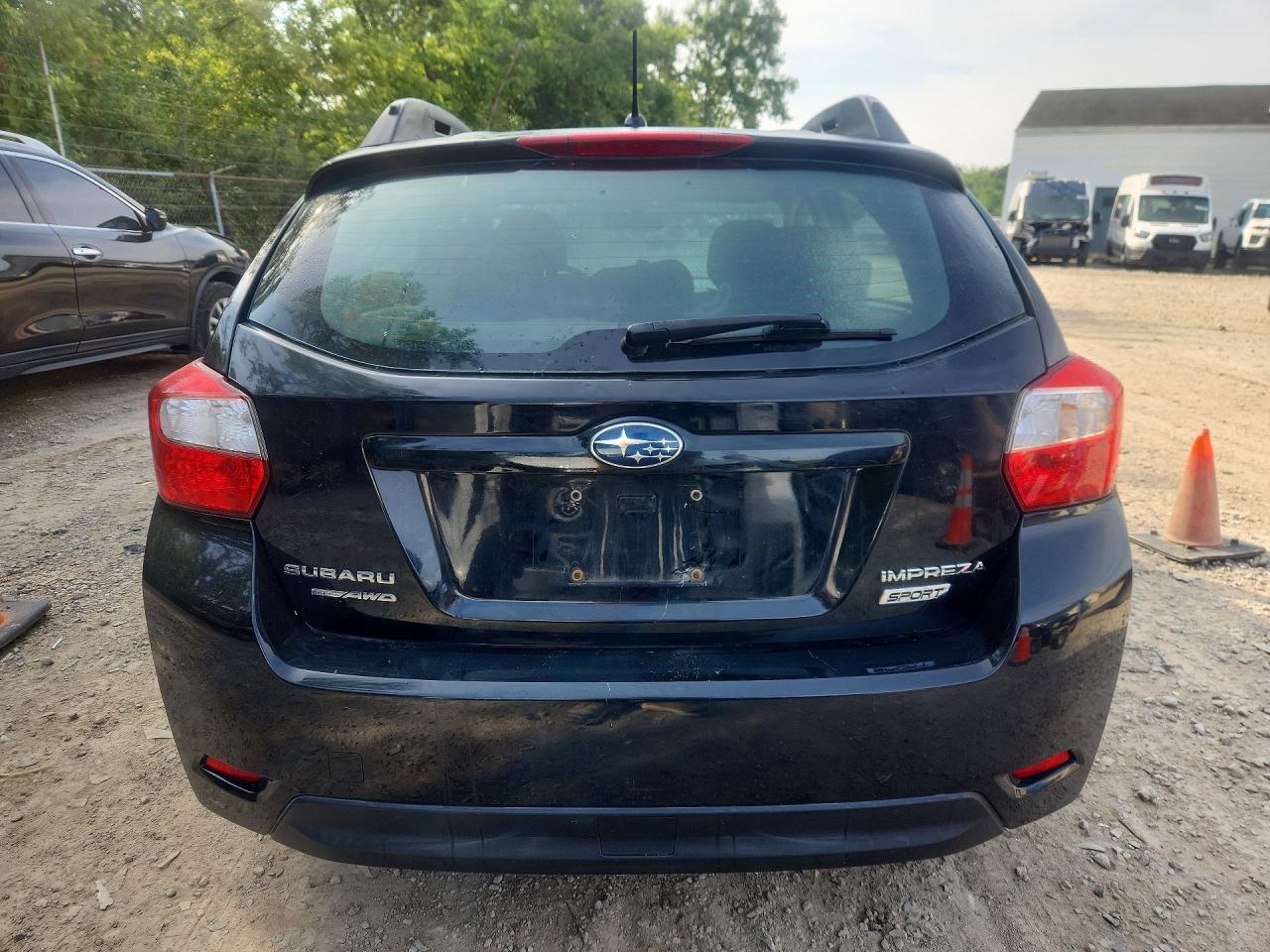 2014 Subaru Impreza Sport Premium Черный vin: JF1GPAL68E8308290