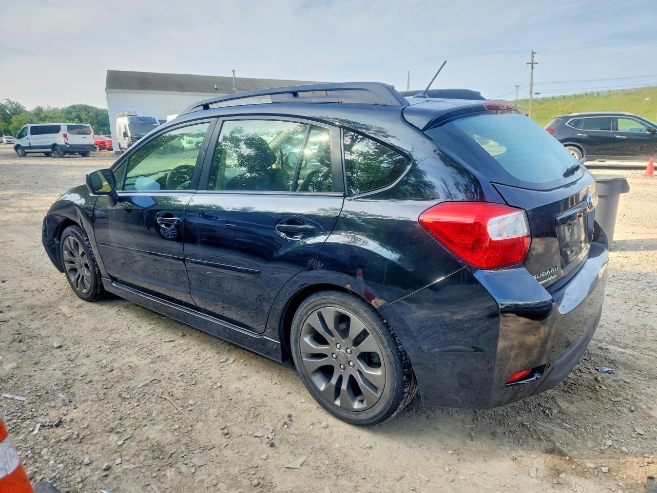 2014 Subaru Impreza Sport Premium Черный vin: JF1GPAL68E8308290