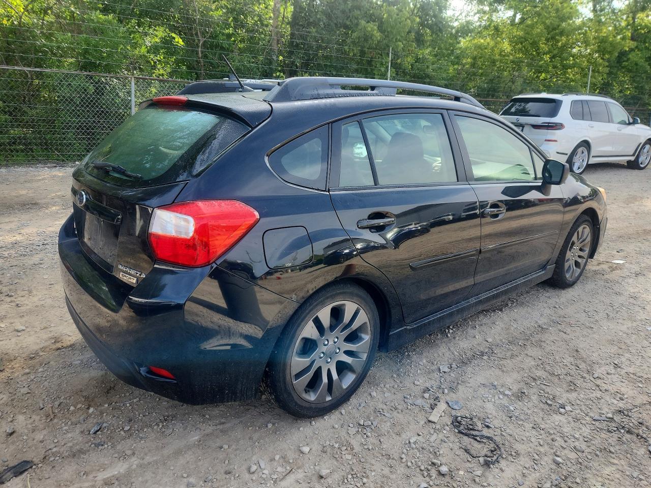 2014 Subaru Impreza Sport Premium Черный vin: JF1GPAL68E8308290