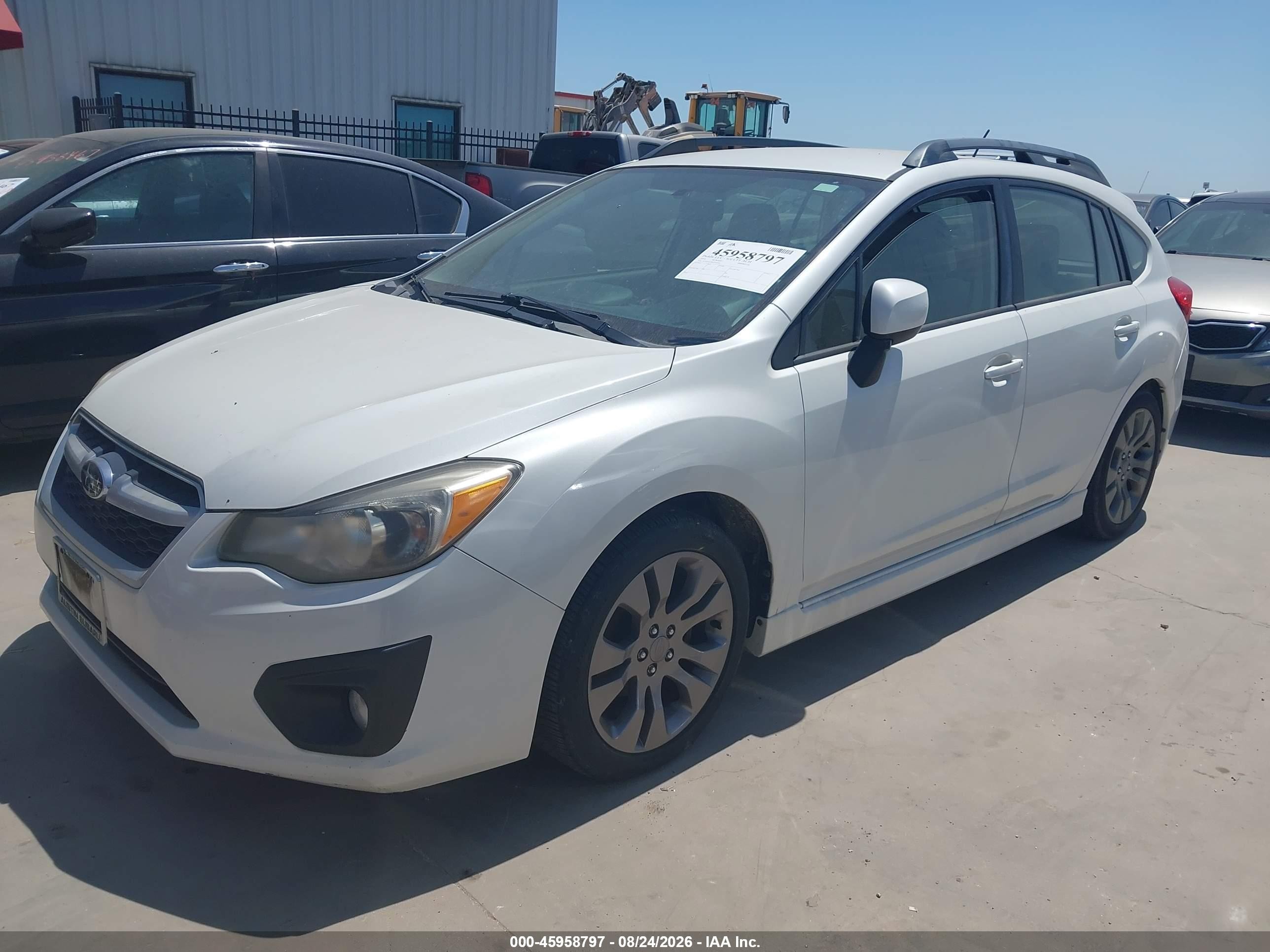 2014 Subaru Impreza 2.0i Sport Premium White vin: JF1GPAL68EH332542