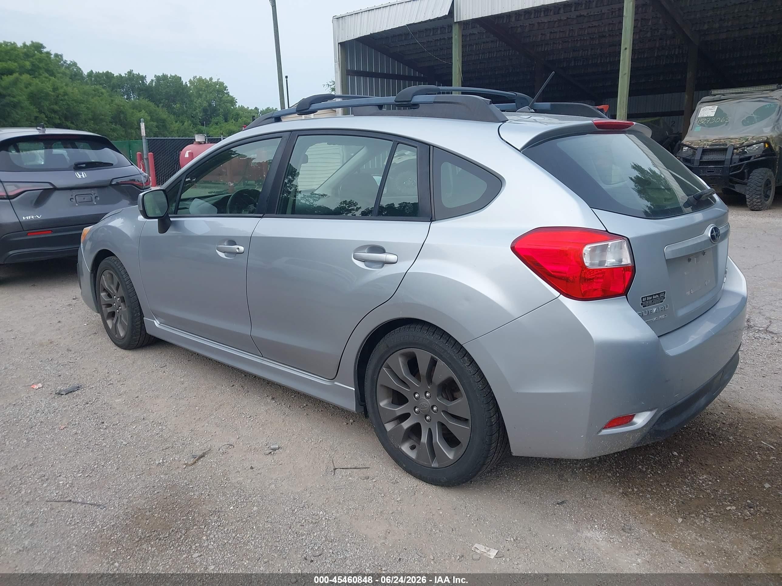 2012 Subaru Impreza 2.0i Sport Premium Silver vin: JF1GPAL69CG204734