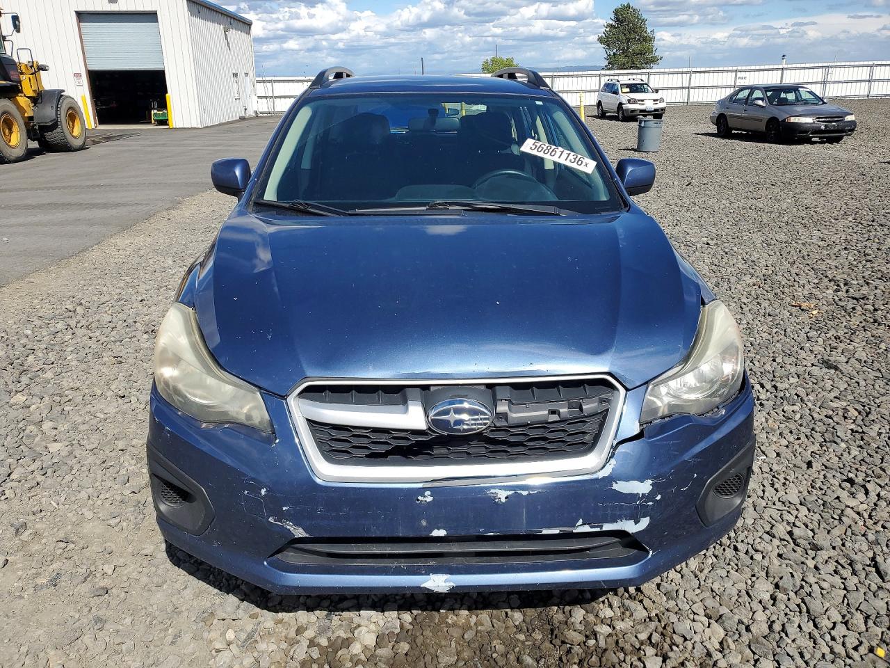 2012 Subaru Impreza Sport Premium Blue vin: JF1GPAL69CG227415