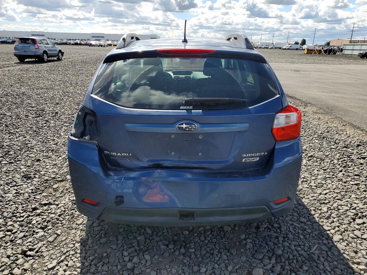 2012 Subaru Impreza Sport Premium Blue vin: JF1GPAL69CG227415