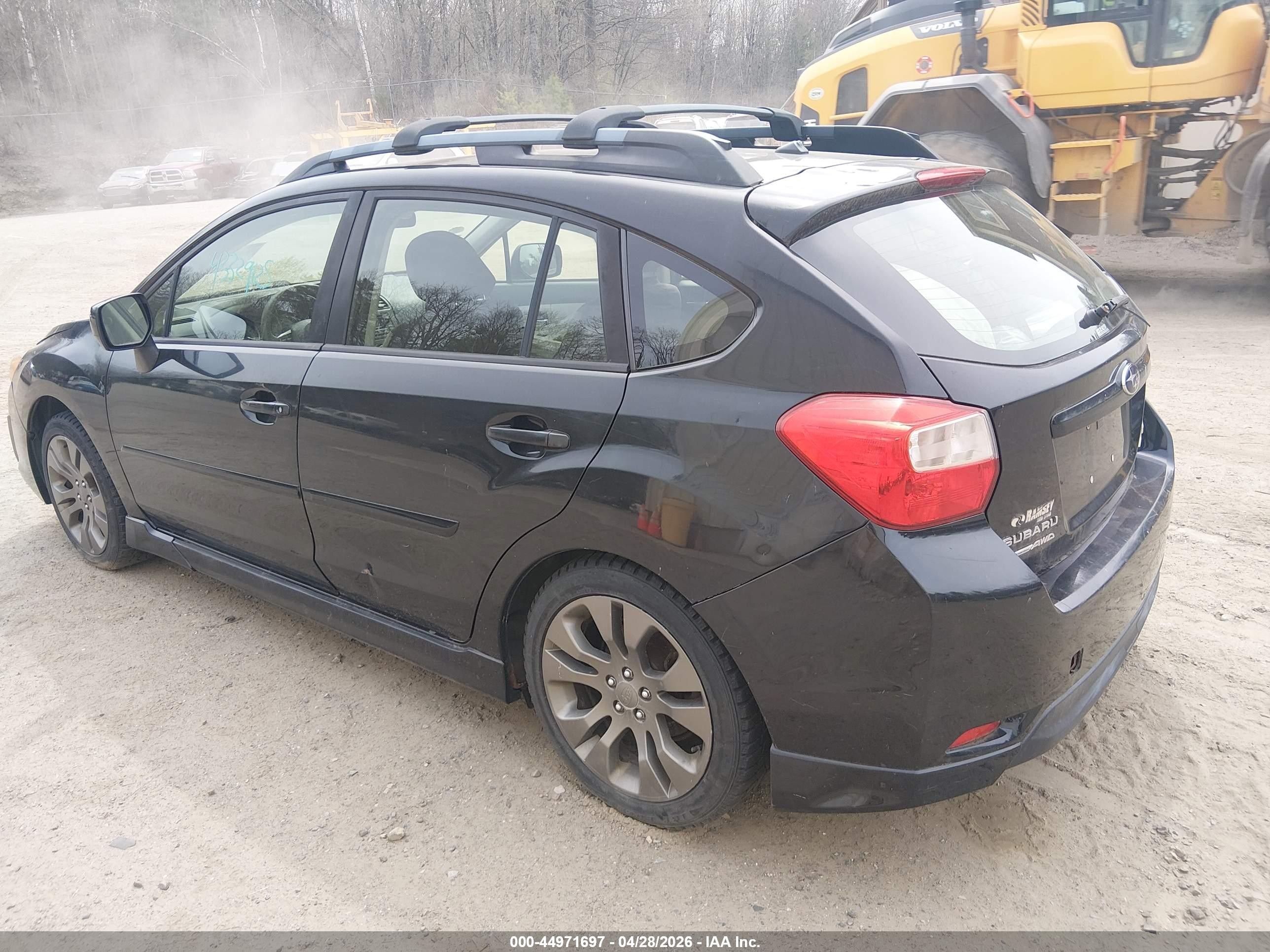 2012 Subaru Impreza 2.0i Sport Premium Черный vin: JF1GPAL69CG240620