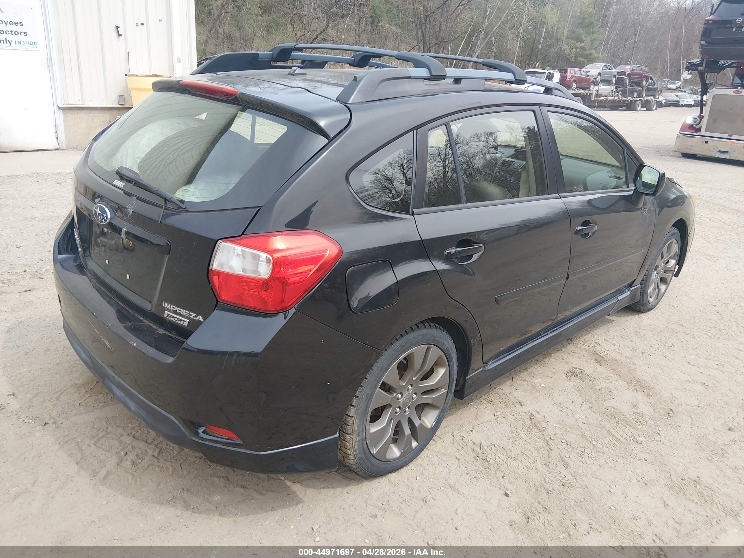 2012 Subaru Impreza 2.0i Sport Premium Черный vin: JF1GPAL69CG240620