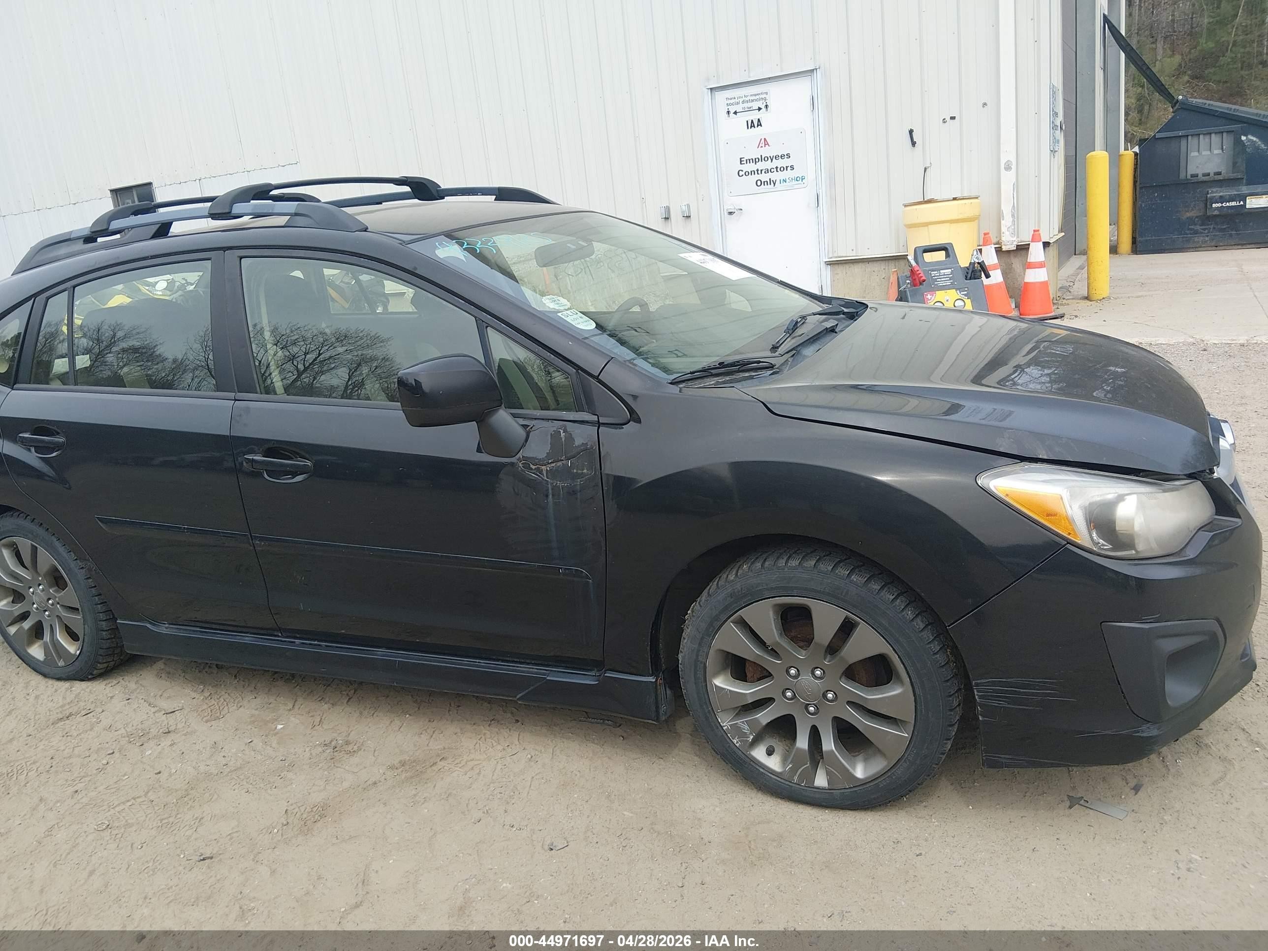 2012 Subaru Impreza 2.0i Sport Premium Черный vin: JF1GPAL69CG240620