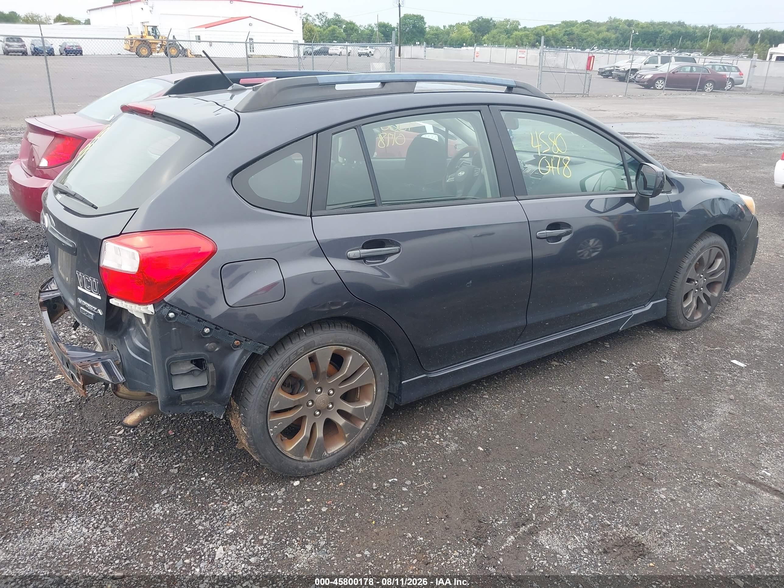 2012 Subaru Impreza 2.0i Sport Premium Gray vin: JF1GPAL69CH208843