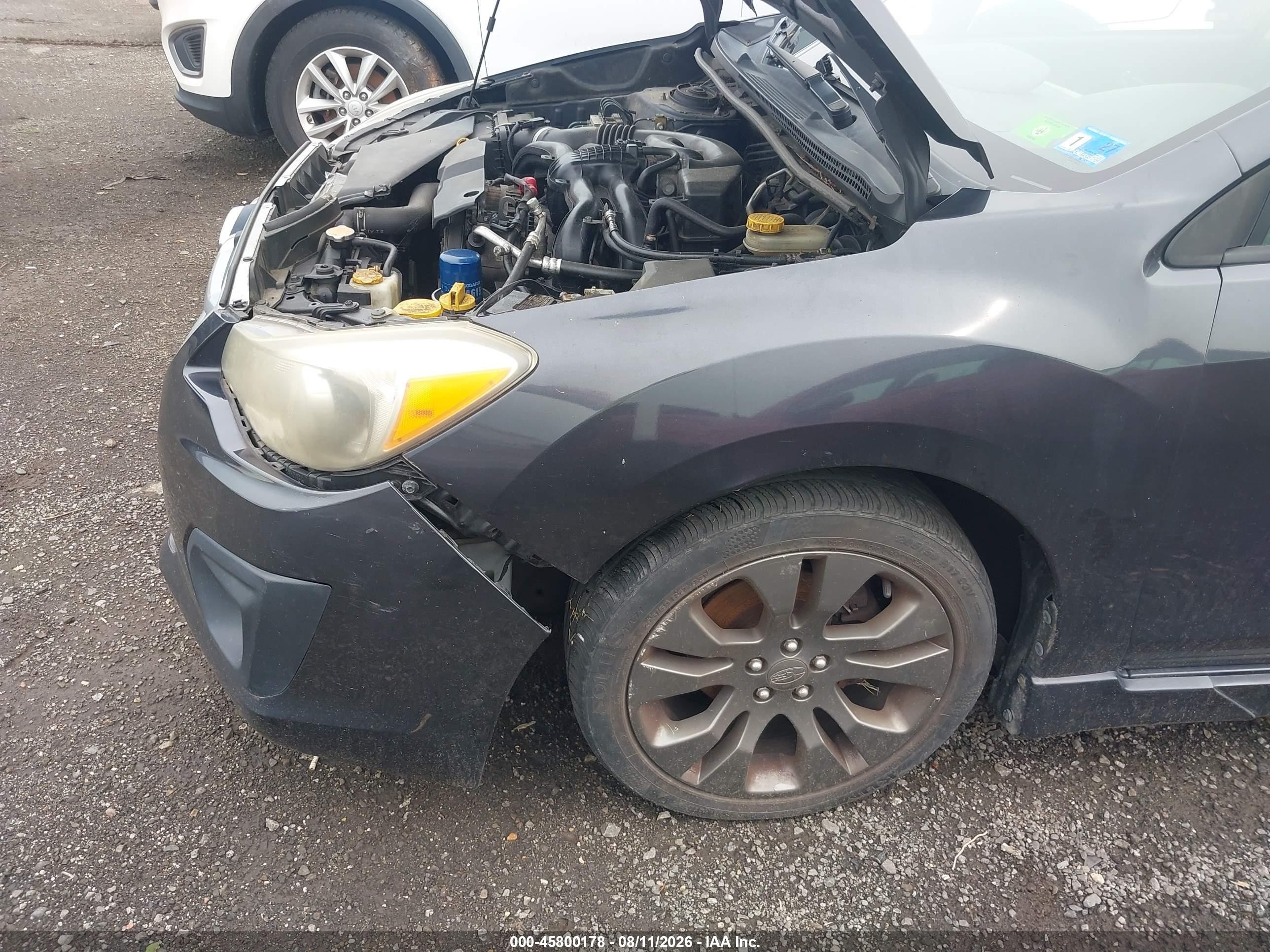 2012 Subaru Impreza 2.0i Sport Premium Gray vin: JF1GPAL69CH208843