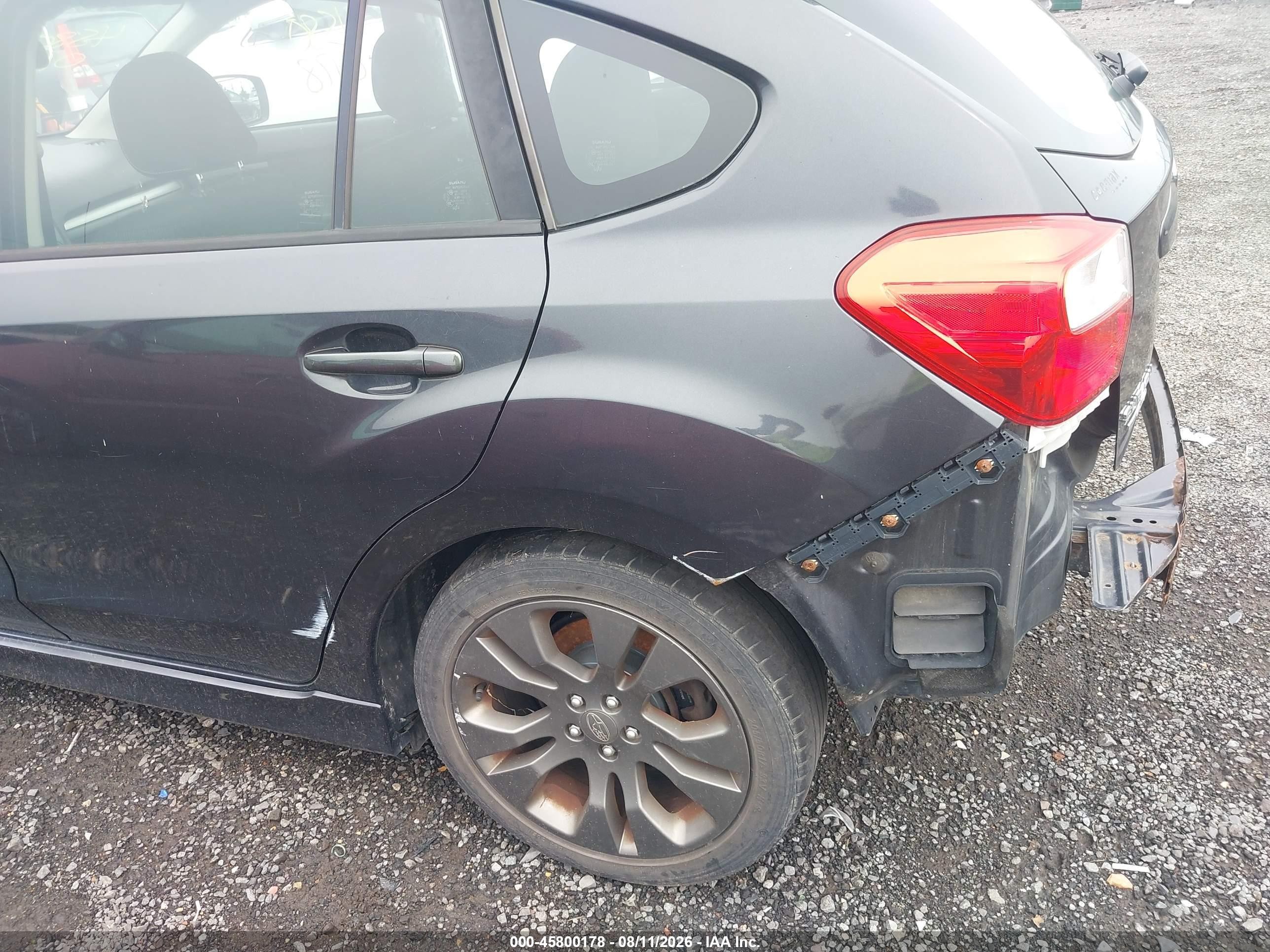 2012 Subaru Impreza 2.0i Sport Premium Gray vin: JF1GPAL69CH208843