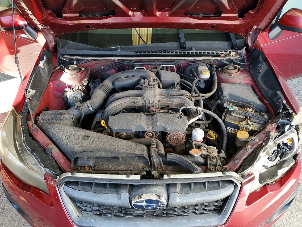 2013 Subaru Impreza Sport Premium Red vin: JF1GPAL69D1871971
