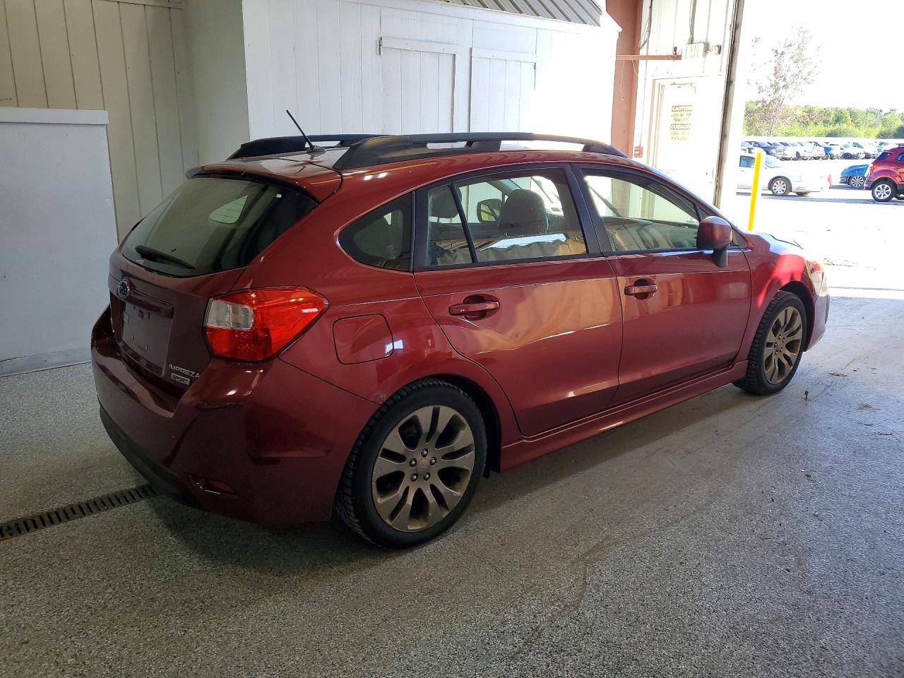 2013 Subaru Impreza Sport Premium Red vin: JF1GPAL69D1871971