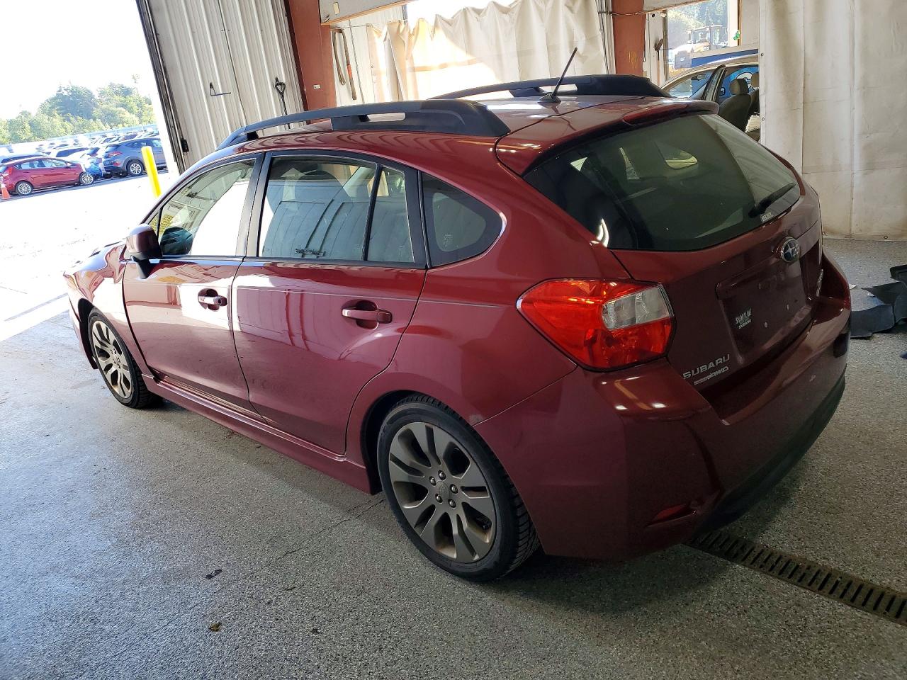 2013 Subaru Impreza Sport Premium Red vin: JF1GPAL69D1871971