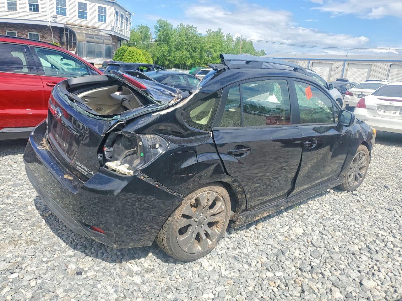 2013 Subaru Impreza Sport Premium Black vin: JF1GPAL69D2853822