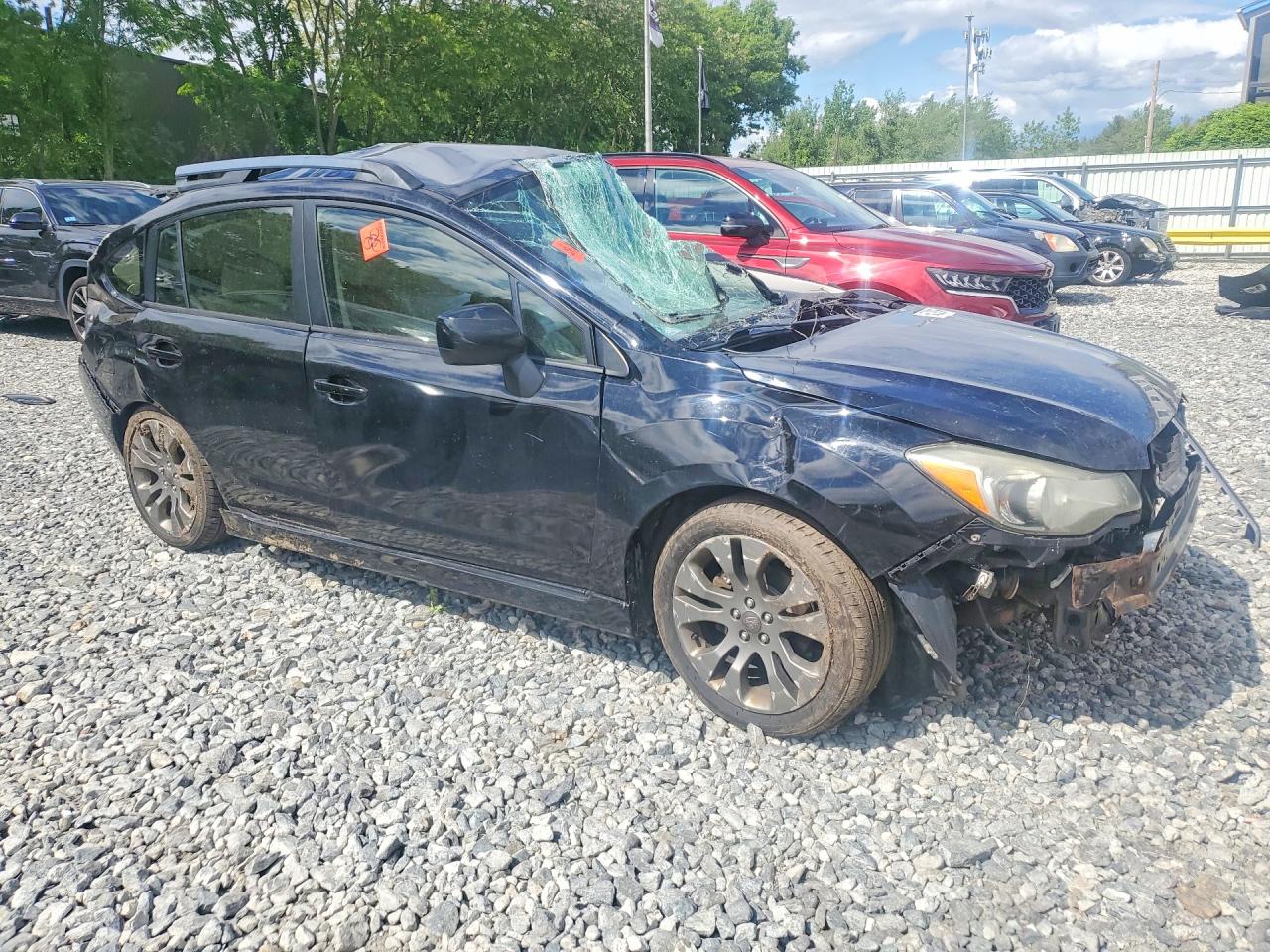2013 Subaru Impreza Sport Premium Black vin: JF1GPAL69D2853822