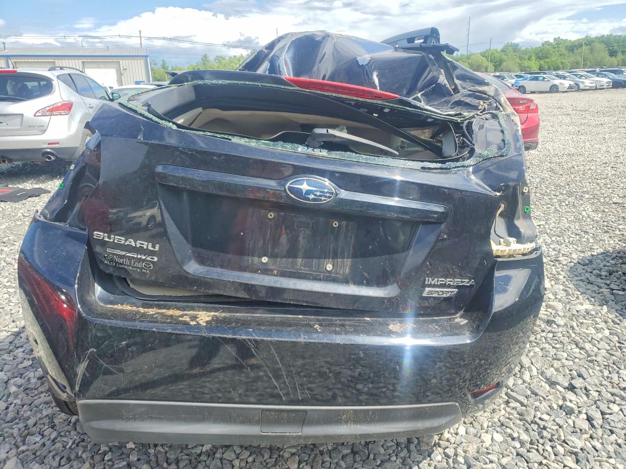 2013 Subaru Impreza Sport Premium Black vin: JF1GPAL69D2853822