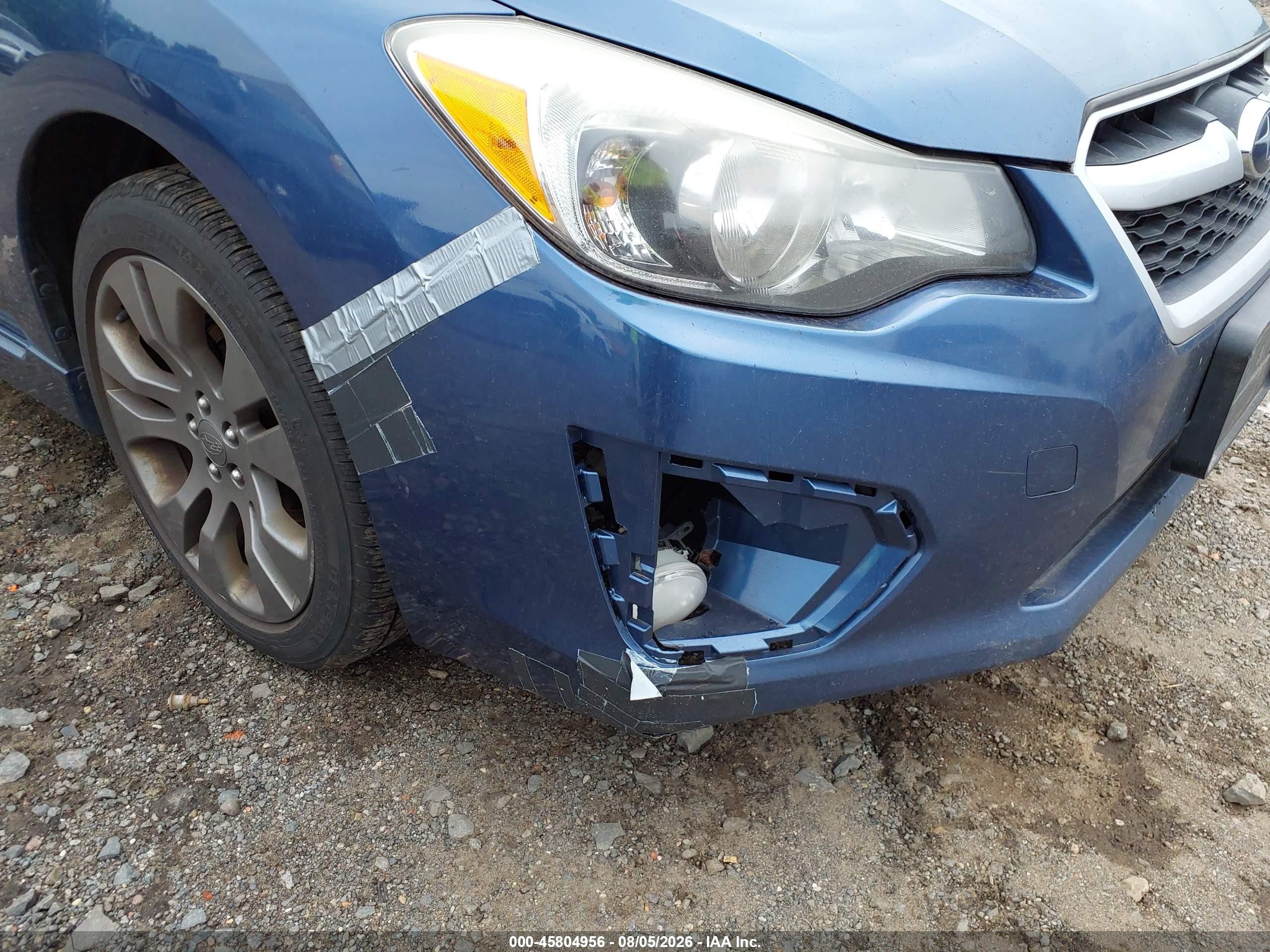 2013 Subaru Impreza 2.0i Sport Premium Blue vin: JF1GPAL69DH206155