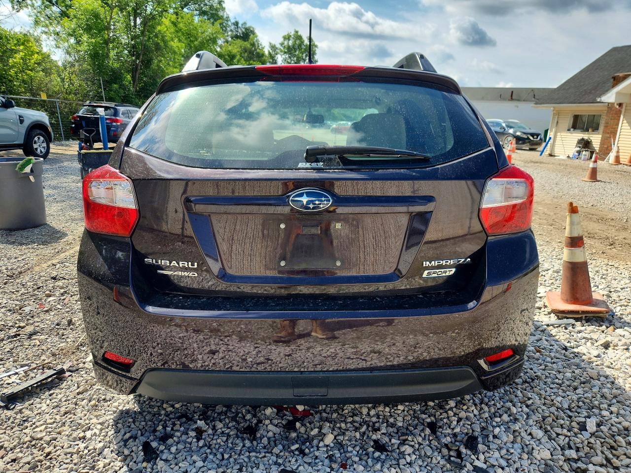 2013 Subaru Impreza Sport Premium Burgundy vin: JF1GPAL69DH213350