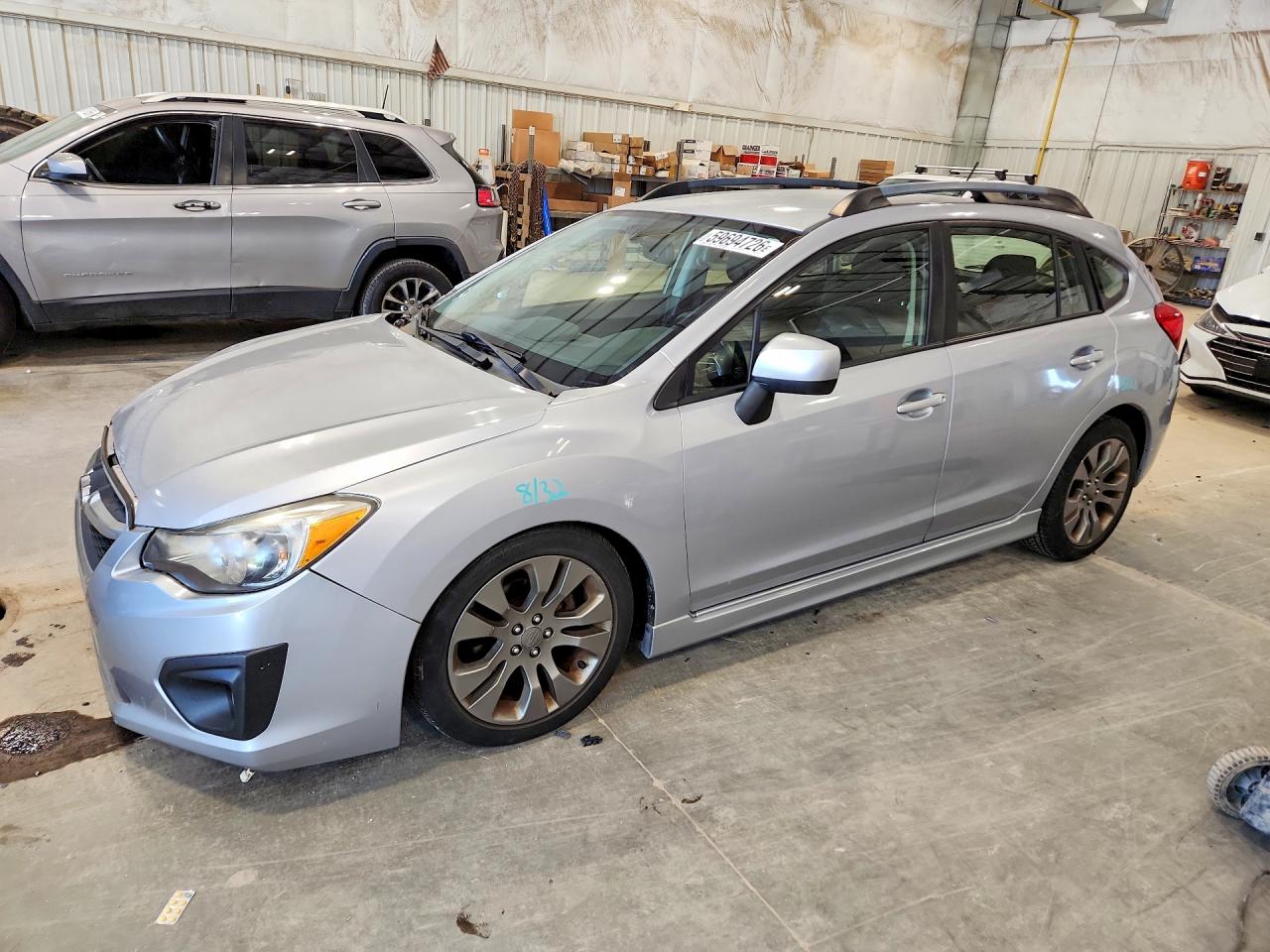 2014 Subaru Impreza Sport Premium Silver vin: JF1GPAL69E8211275