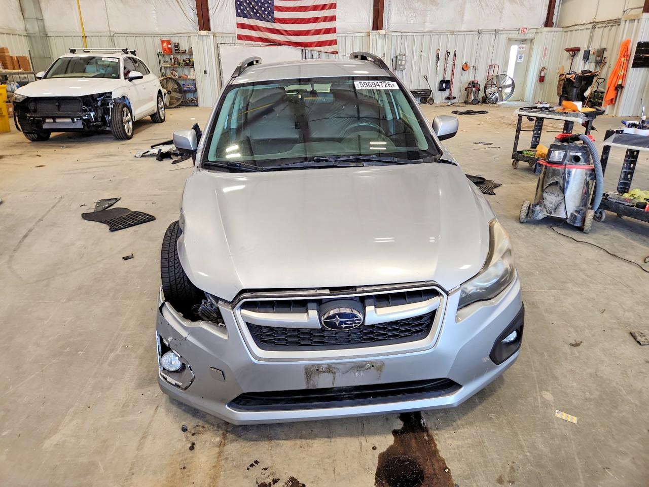2014 Subaru Impreza Sport Premium Silver vin: JF1GPAL69E8211275