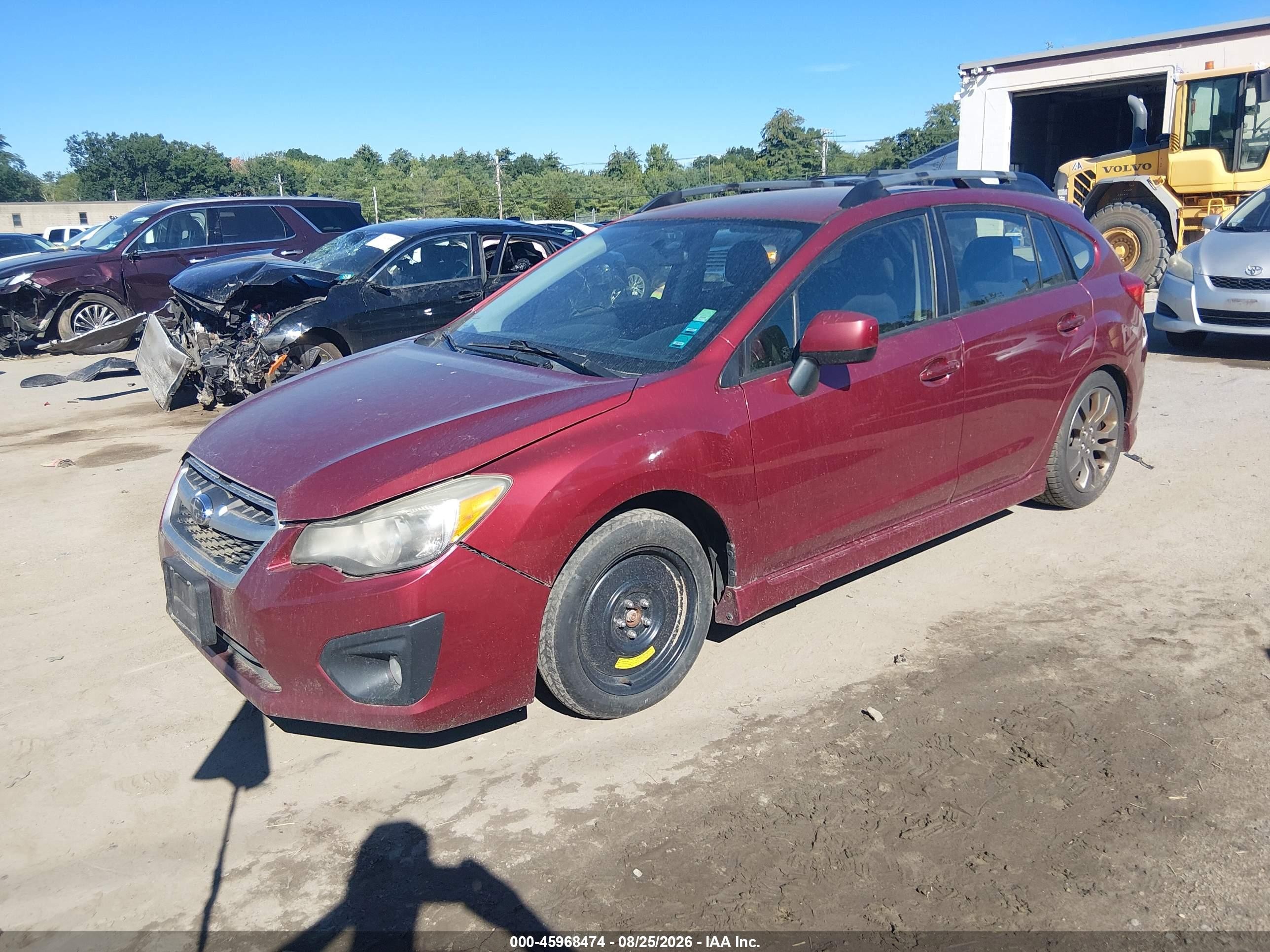 2014 Subaru Impreza 2.0i Sport Premium Red vin: JF1GPAL69E8222194