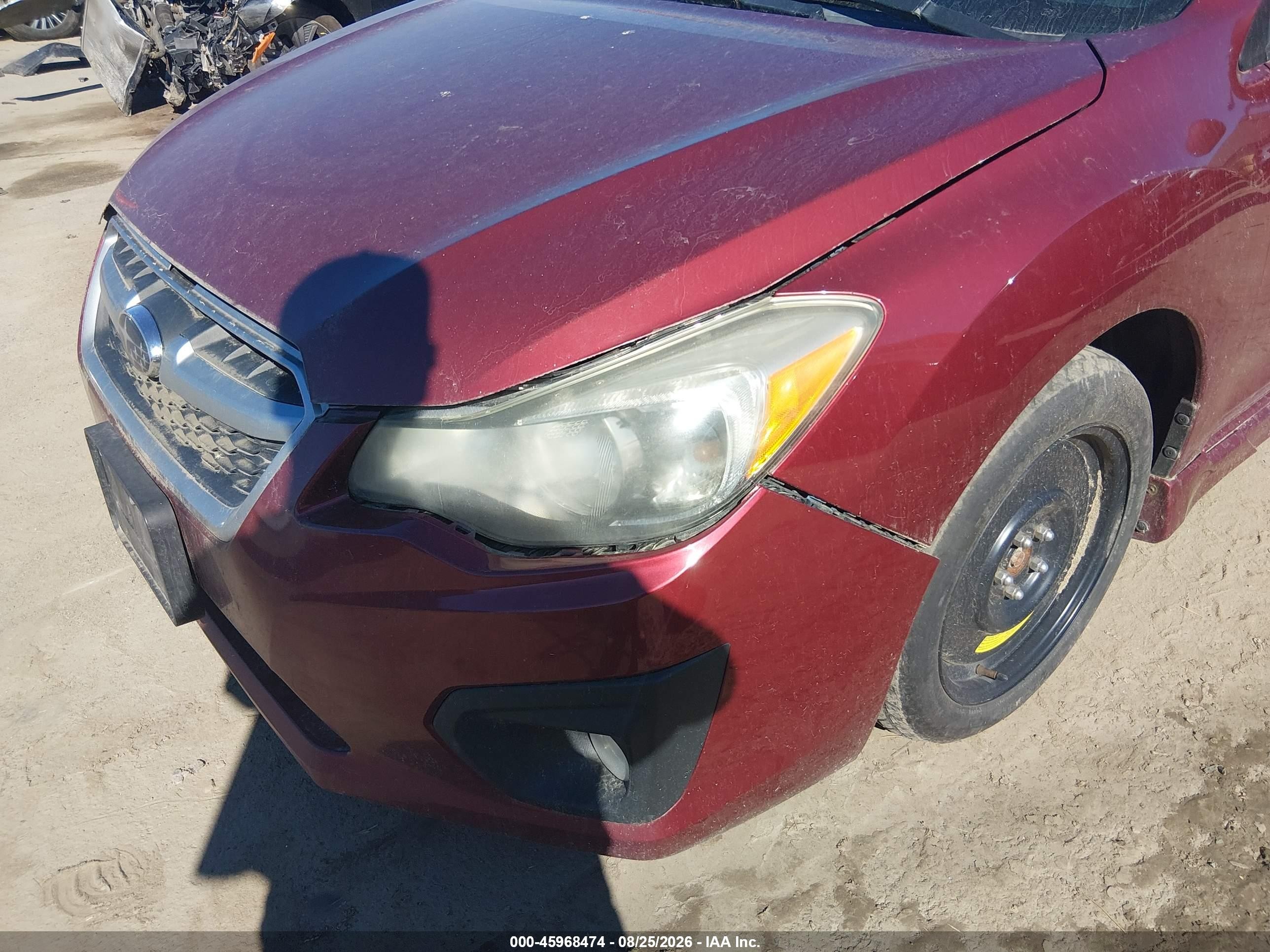 2014 Subaru Impreza 2.0i Sport Premium Red vin: JF1GPAL69E8222194