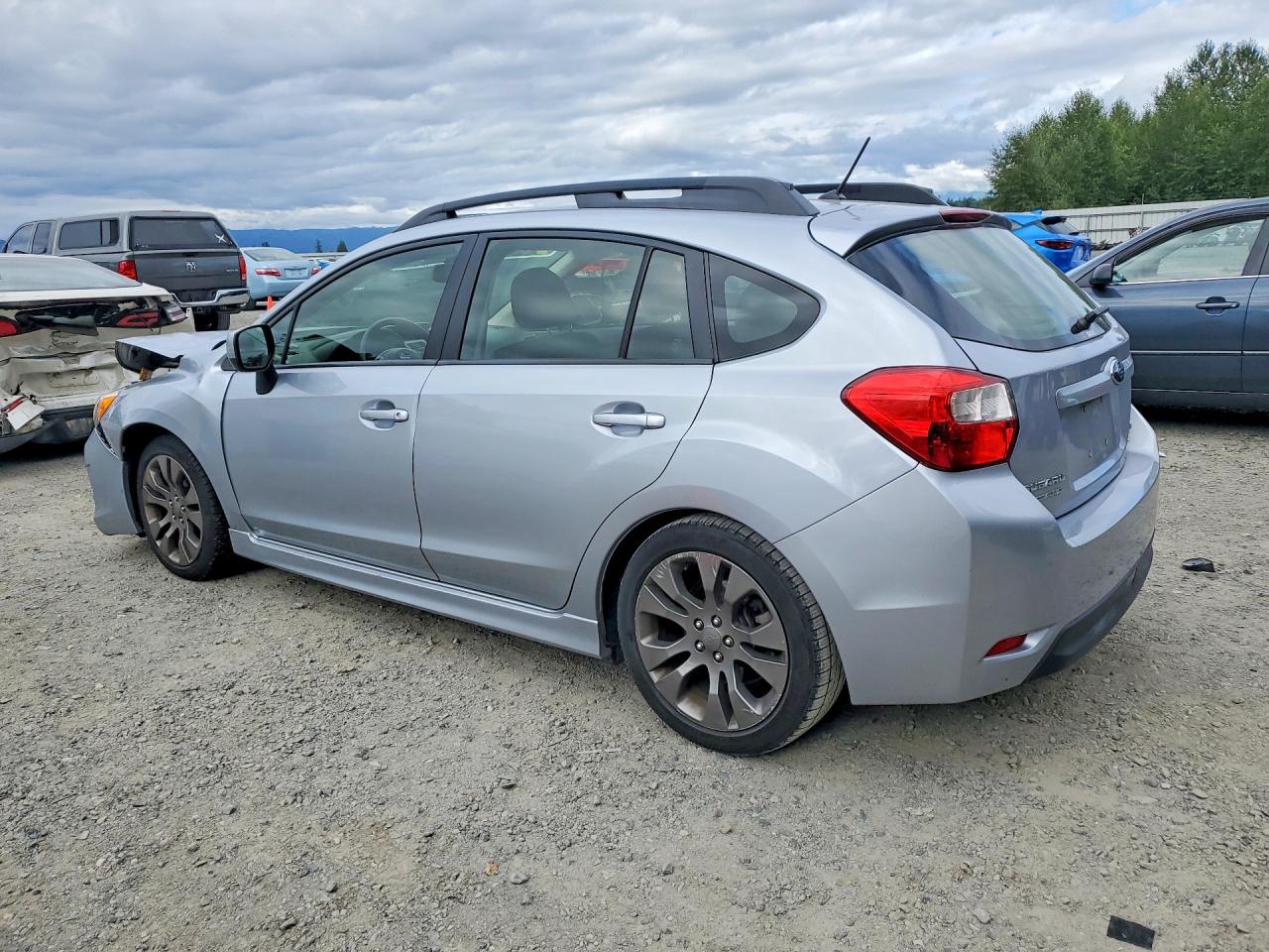 2014 Subaru Impreza Sport Premium Silver vin: JF1GPAL69E8316060