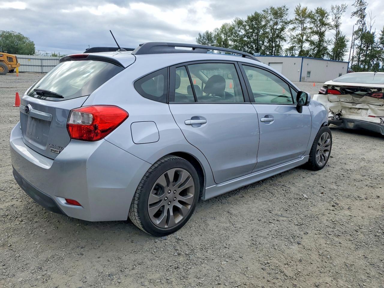 2014 Subaru Impreza Sport Premium Silver vin: JF1GPAL69E8316060