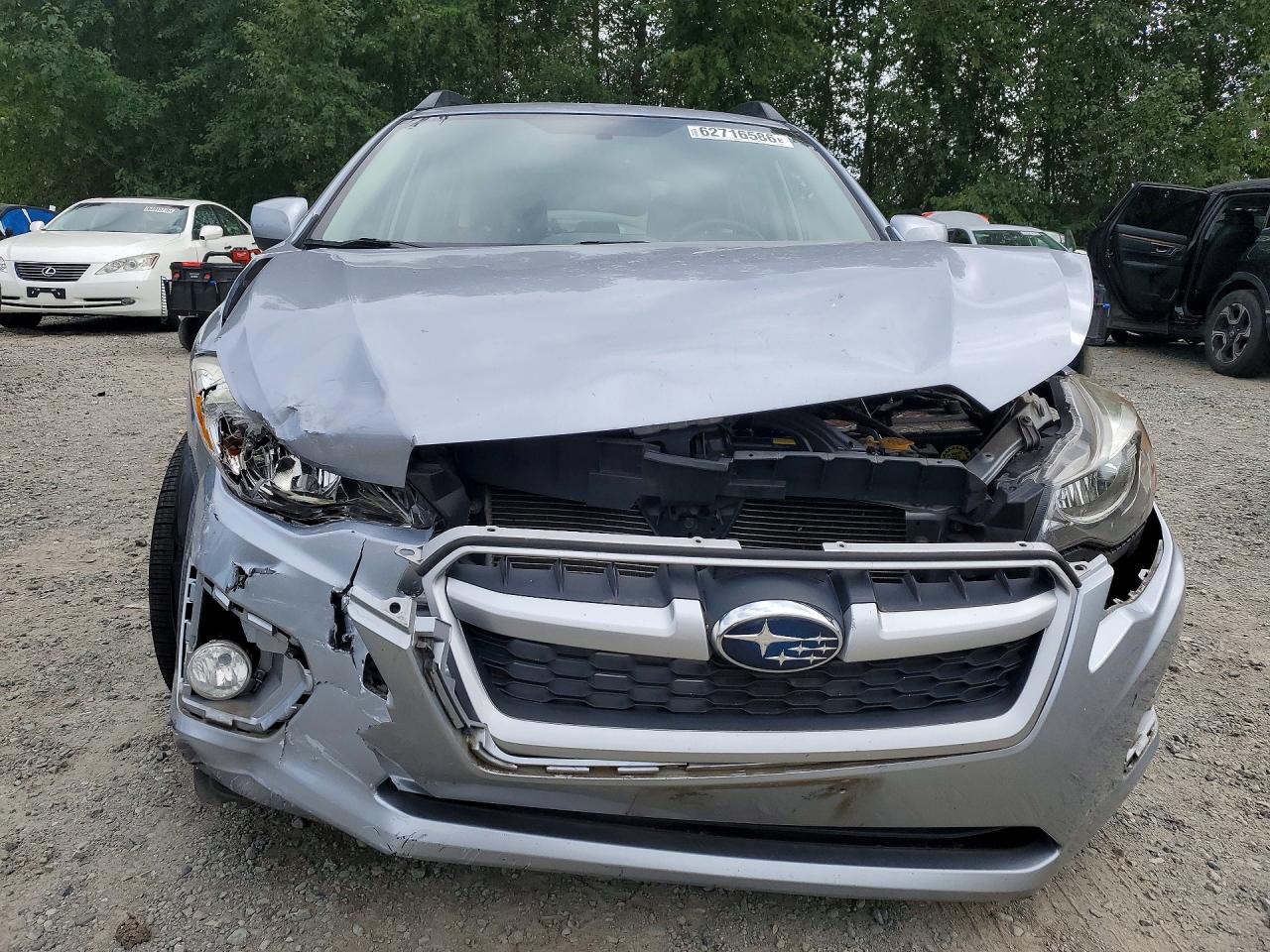 2014 Subaru Impreza Sport Premium Silver vin: JF1GPAL69E8316060
