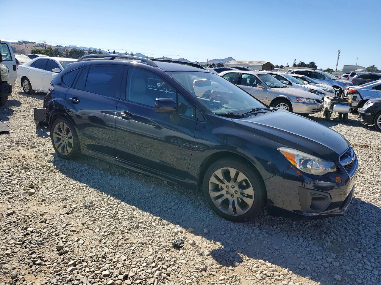 2014 Subaru Impreza Sport Premium Blue vin: JF1GPAL69EG227658