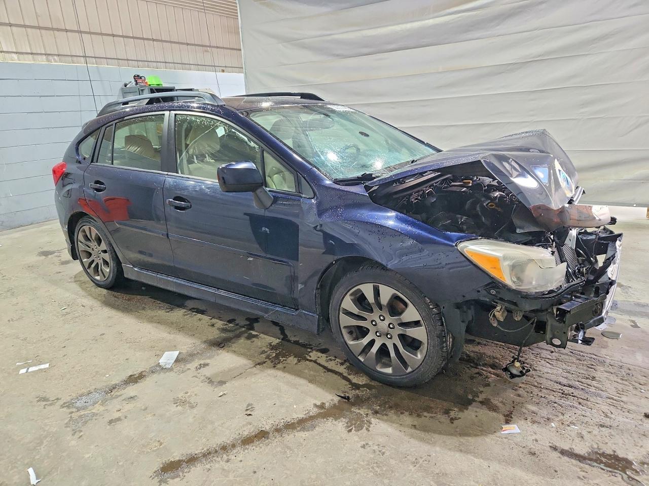 2014 Subaru Impreza Sport Premium Blue vin: JF1GPAL69EH296022