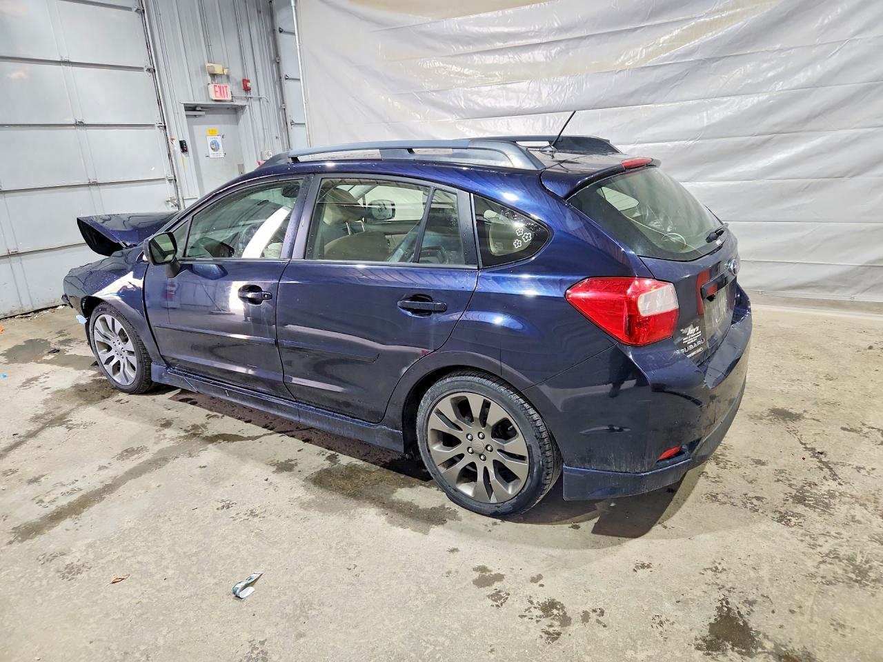 2014 Subaru Impreza Sport Premium Blue vin: JF1GPAL69EH296022