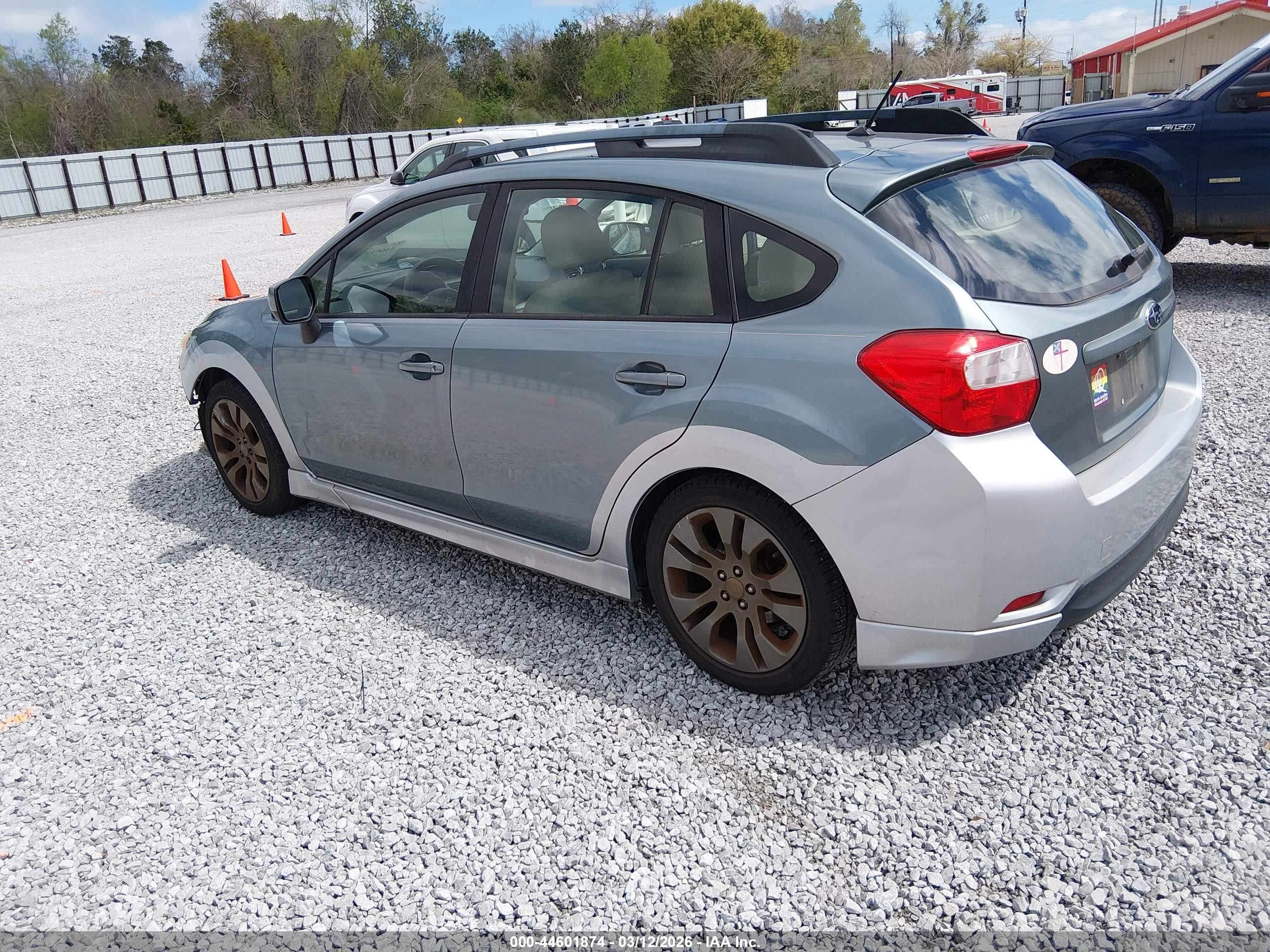 2012 Subaru Impreza 2.0i Sport Premium Light Blue vin: JF1GPAL6XCH212643