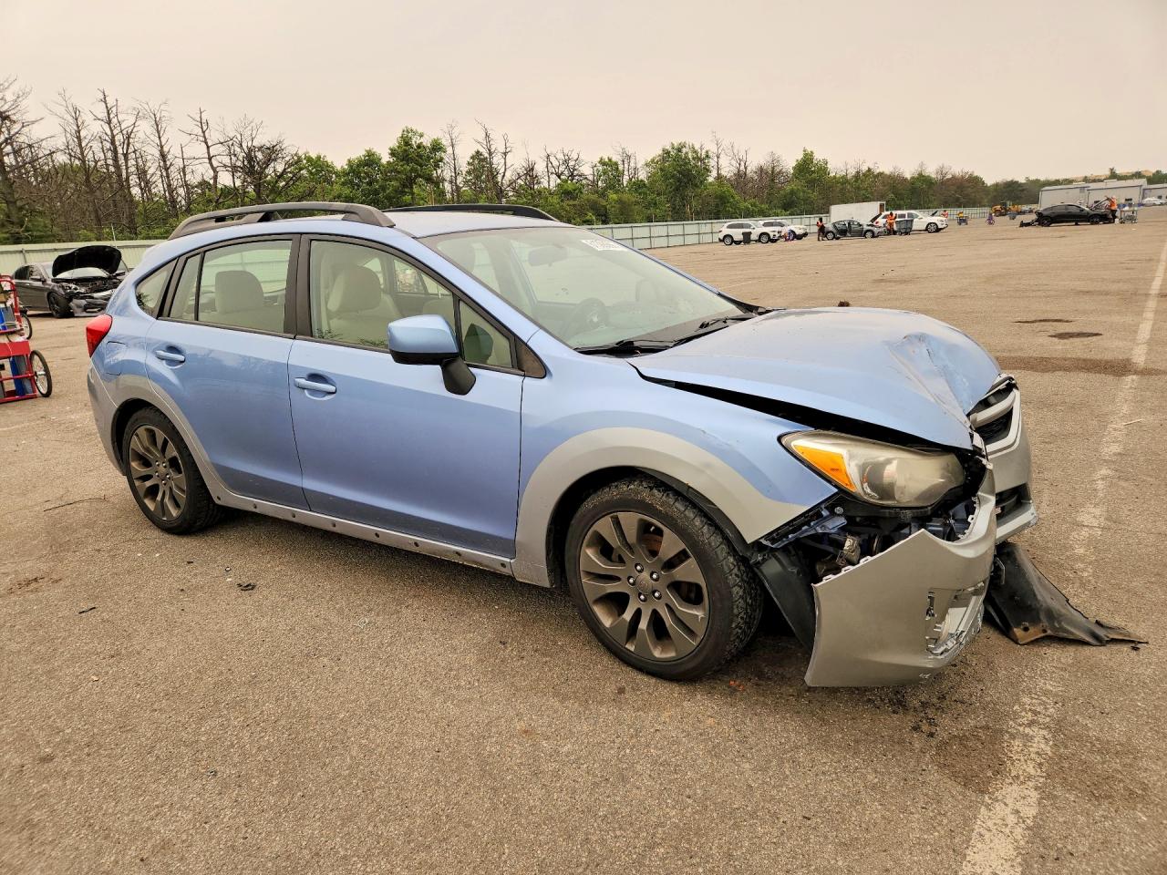 2012 Subaru Impreza Sport Premium Blue vin: JF1GPAL6XCH216515