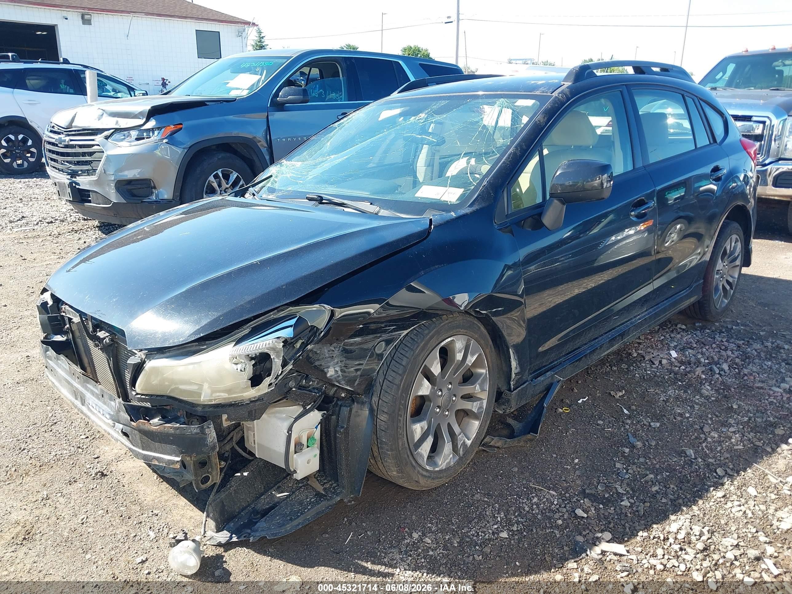 2012 Subaru Impreza 2.0i Sport Premium Black vin: JF1GPAL6XCH238191
