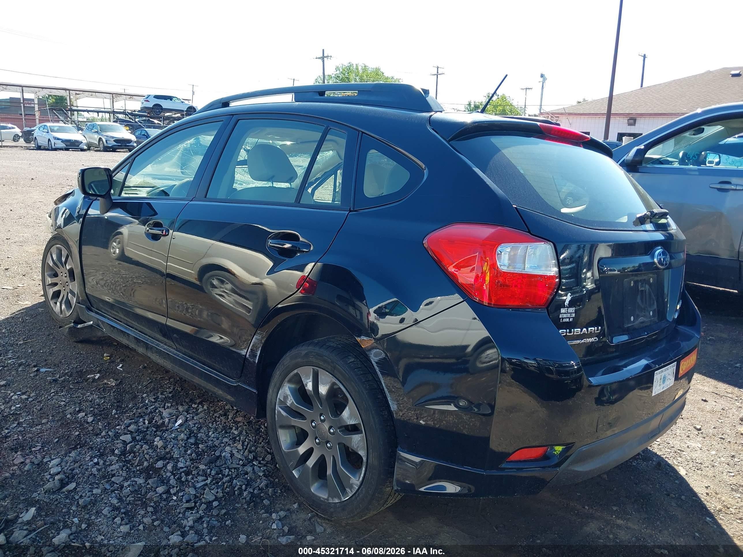 2012 Subaru Impreza 2.0i Sport Premium Black vin: JF1GPAL6XCH238191