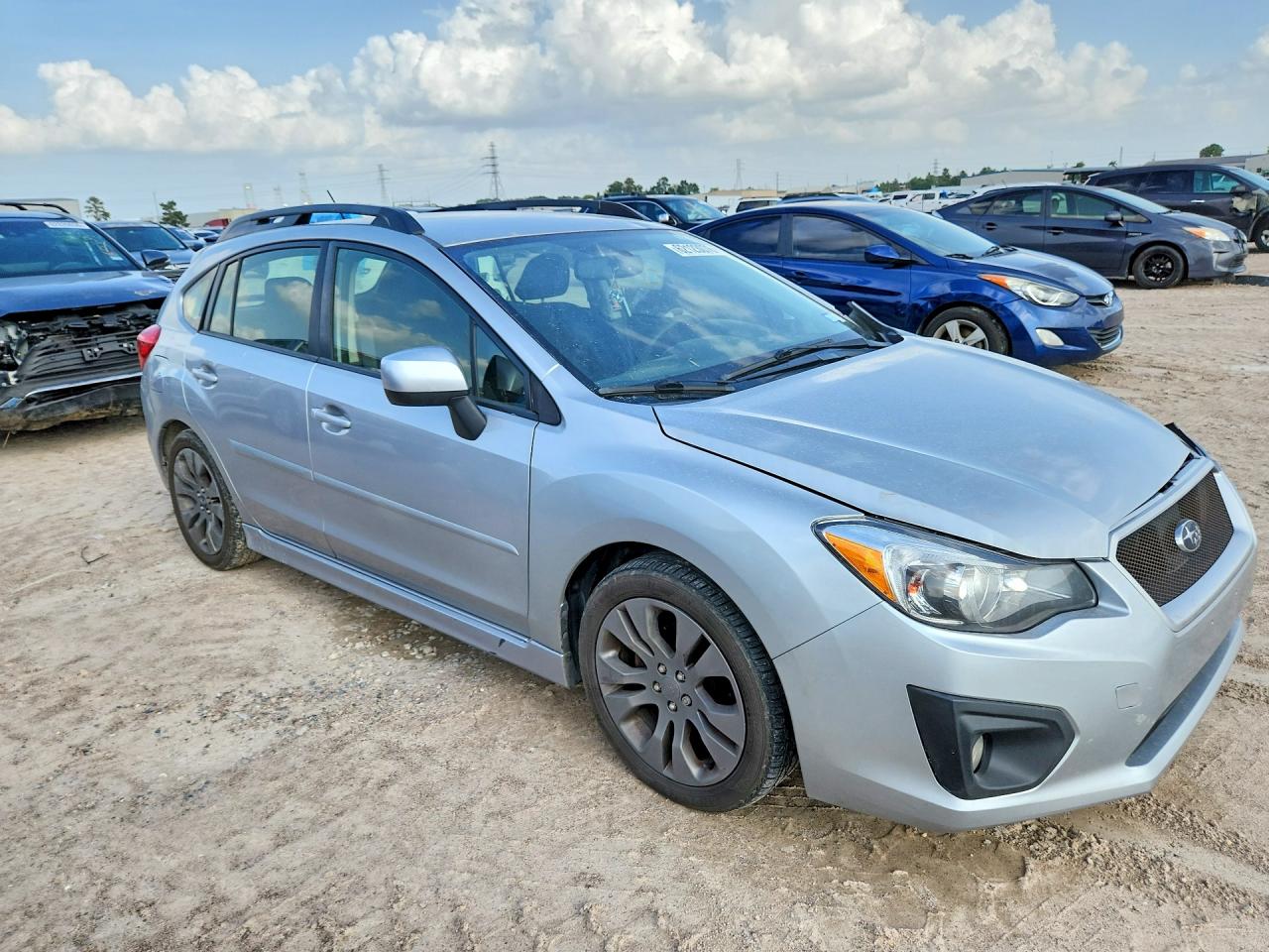 2012 Subaru Impreza Sport Premium Серебряный vin: JF1GPAL6XCH247294