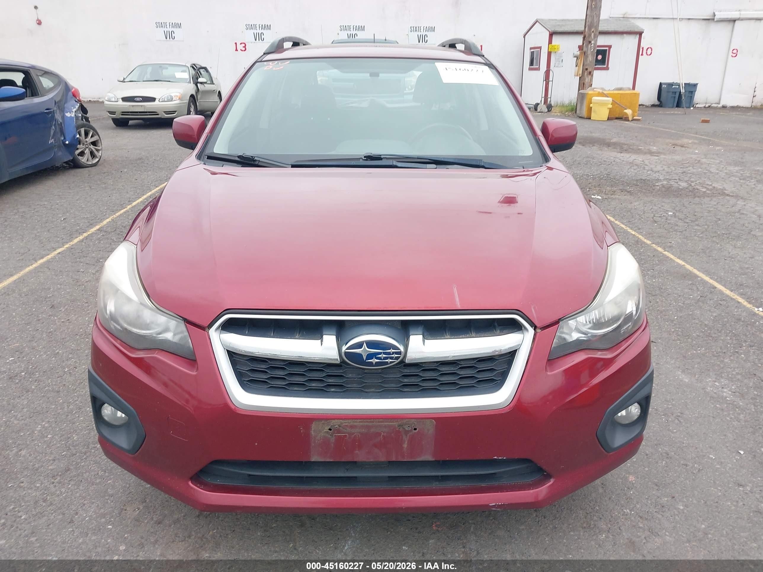 2013 Subaru Impreza 2.0i Sport Premium Red vin: JF1GPAL6XD1864401