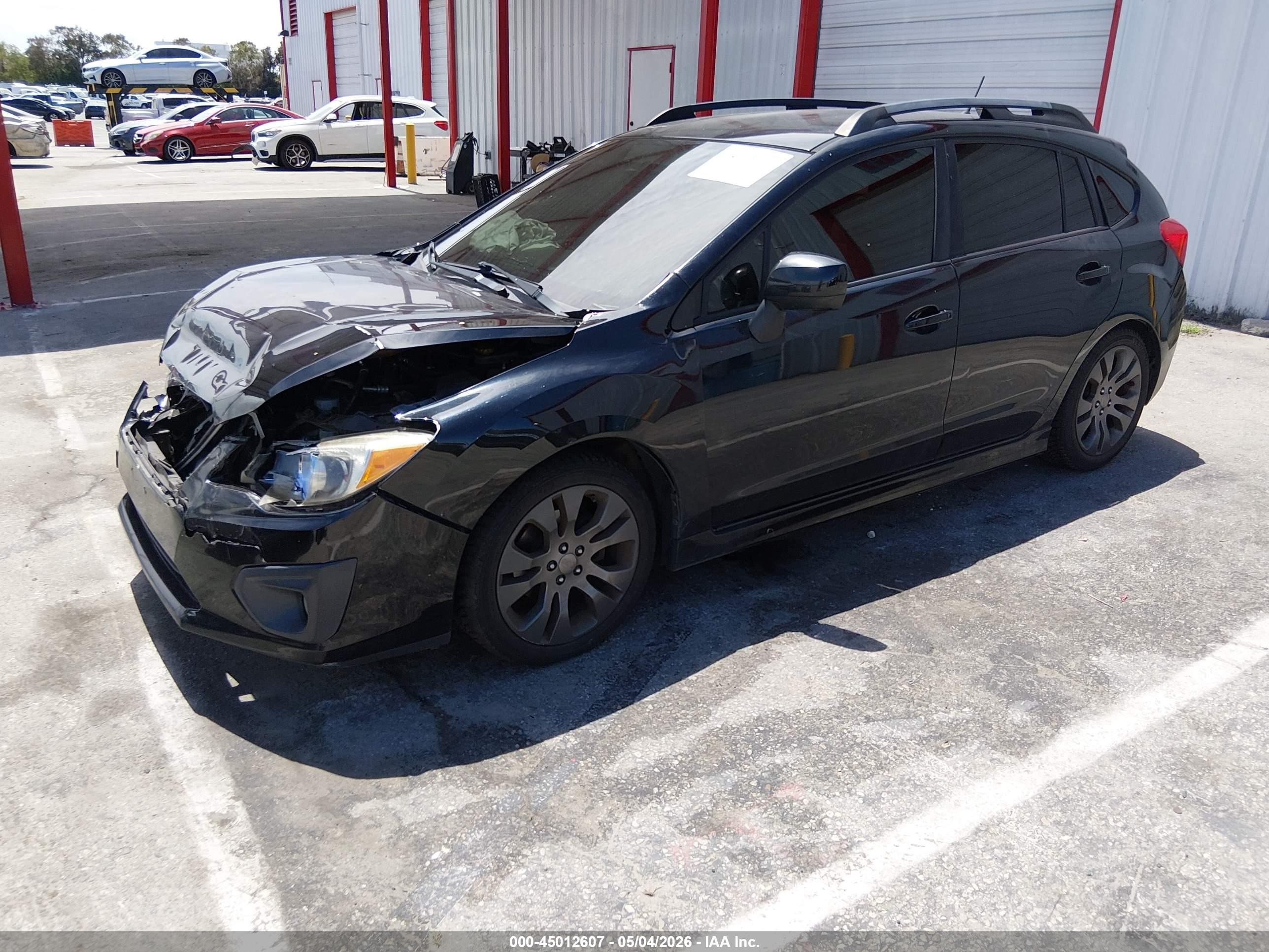 2013 Subaru Impreza 2.0i Sport Premium Black vin: JF1GPAL6XD2877482
