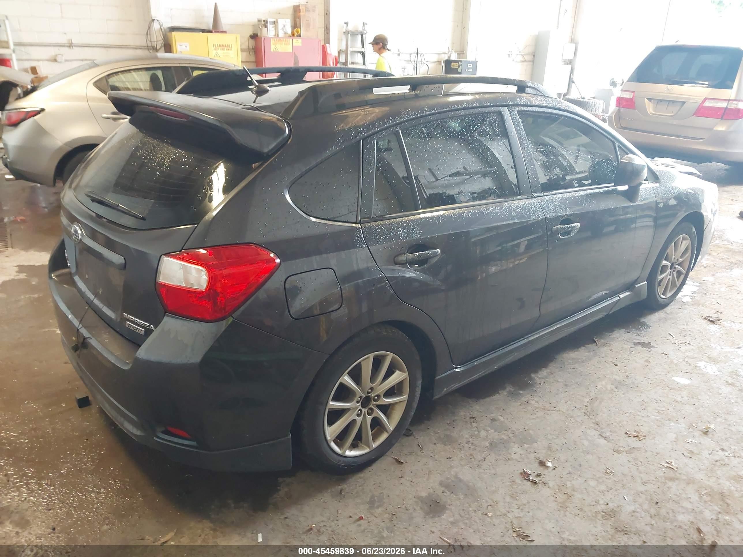 2013 Subaru Impreza 2.0i Sport Premium Gray vin: JF1GPAL6XD2883962