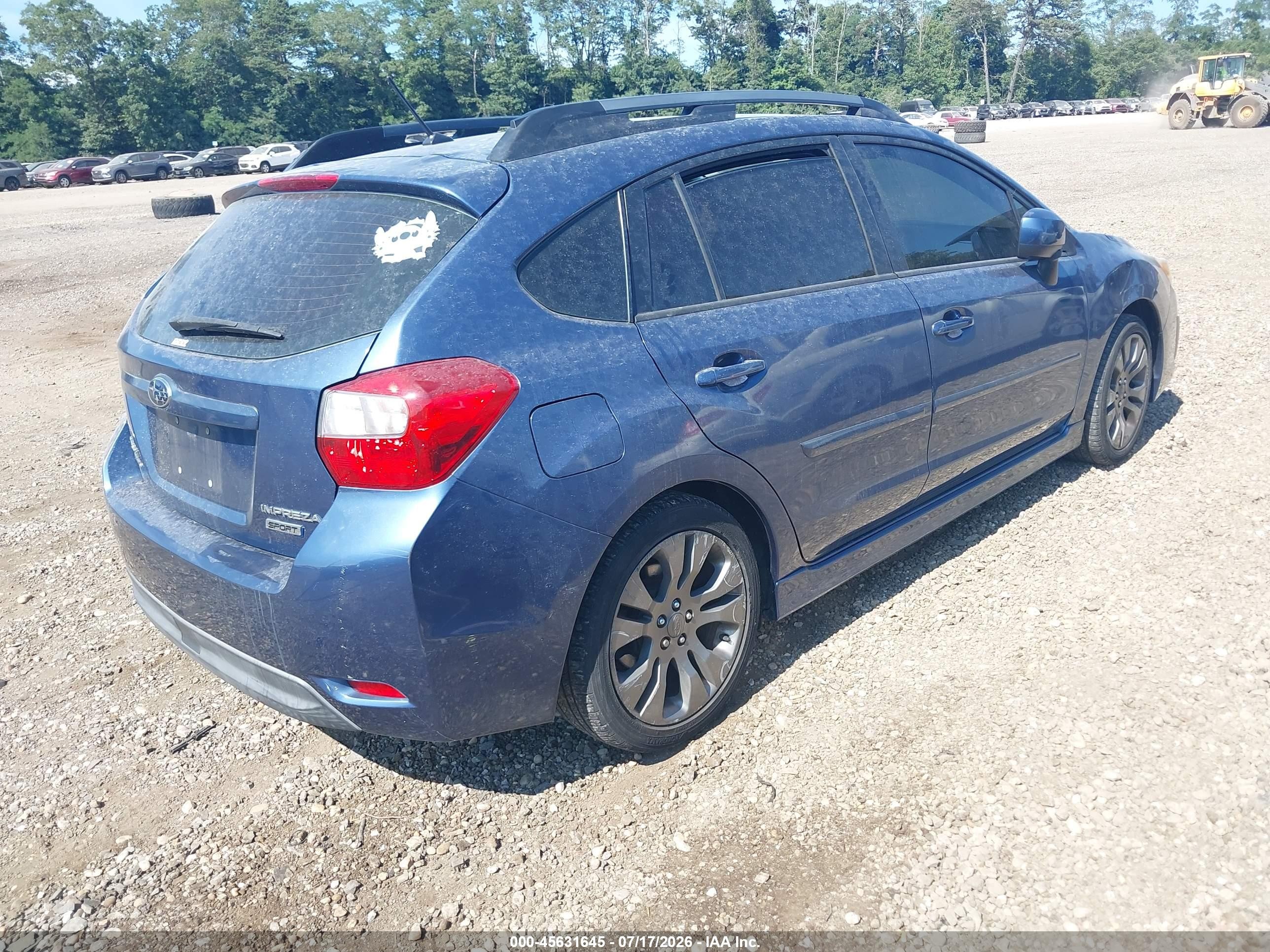 2013 Subaru Impreza 2.0i Sport Premium Синий vin: JF1GPAL6XDH208075