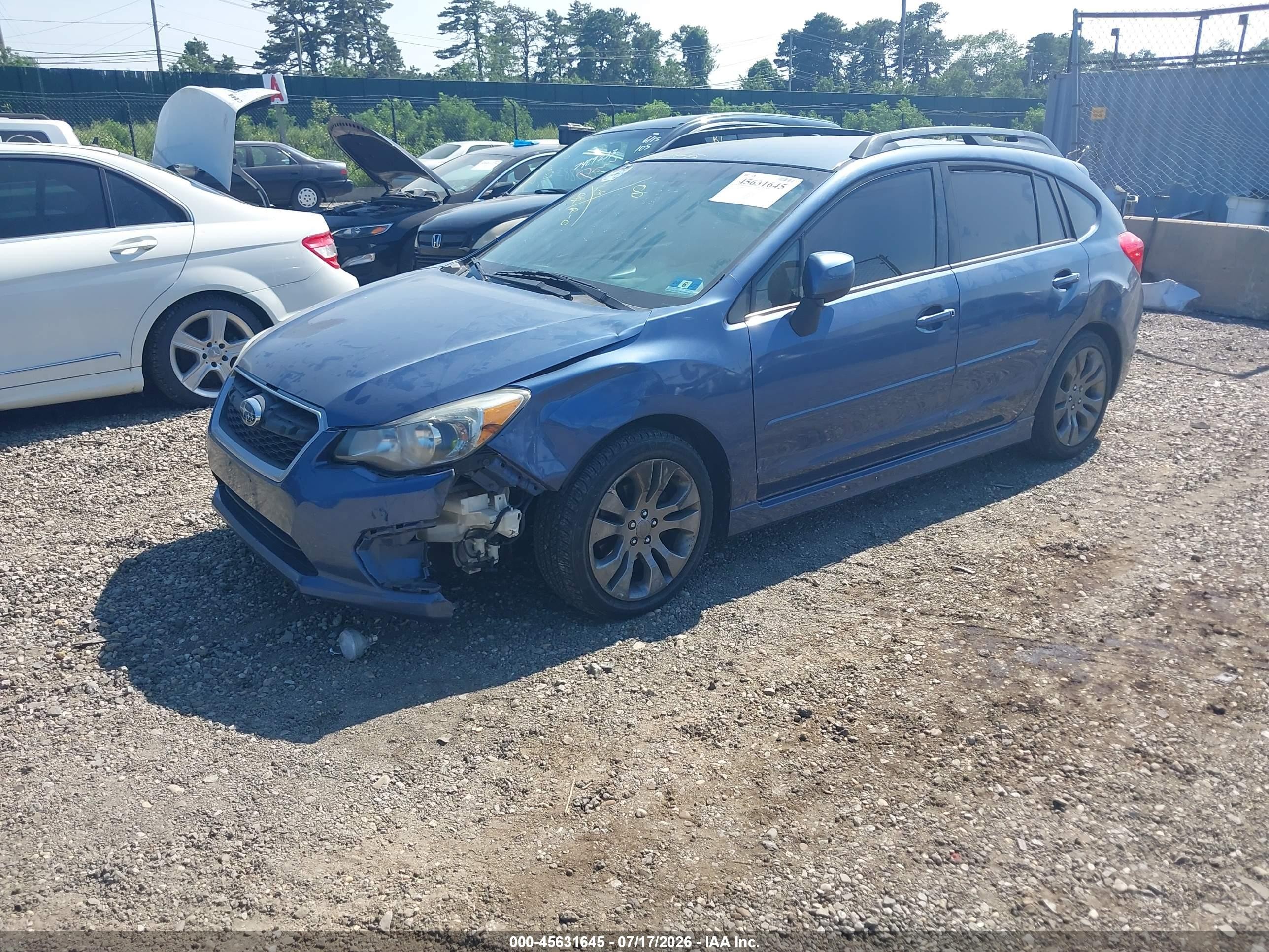 2013 Subaru Impreza 2.0i Sport Premium Синий vin: JF1GPAL6XDH208075