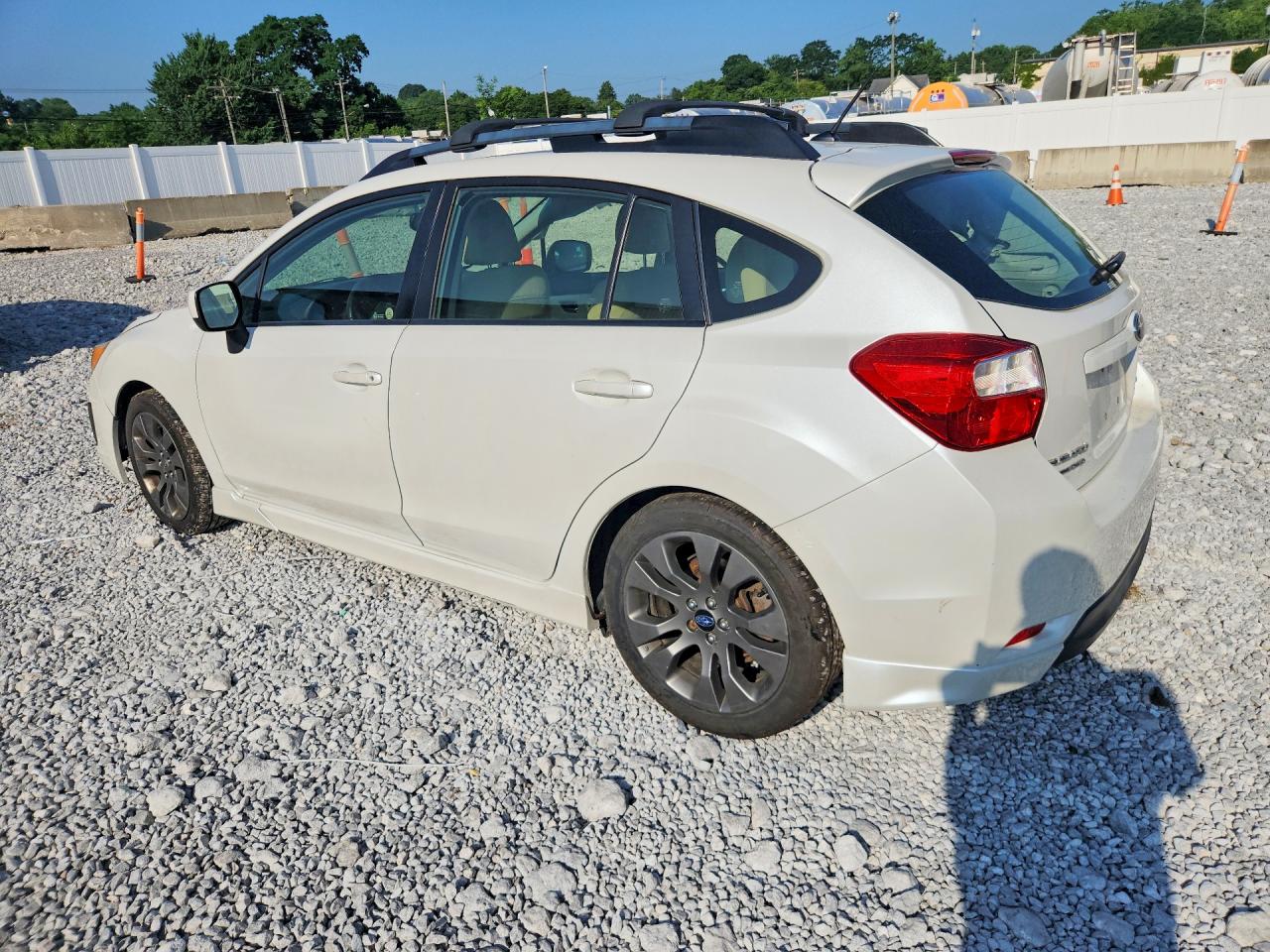 2013 Subaru Impreza Sport Premium White vin: JF1GPAL6XDH805730