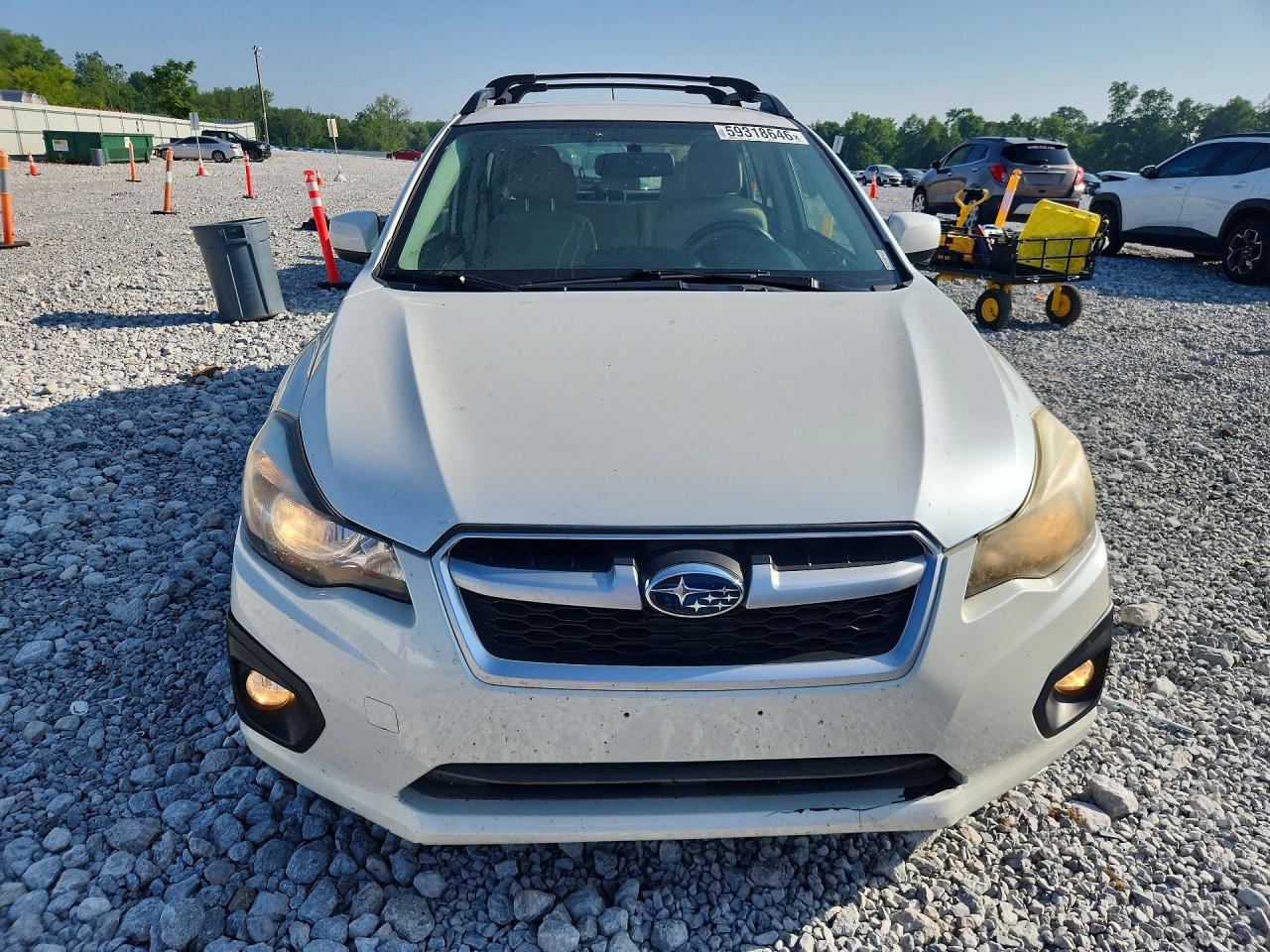 2013 Subaru Impreza Sport Premium White vin: JF1GPAL6XDH805730
