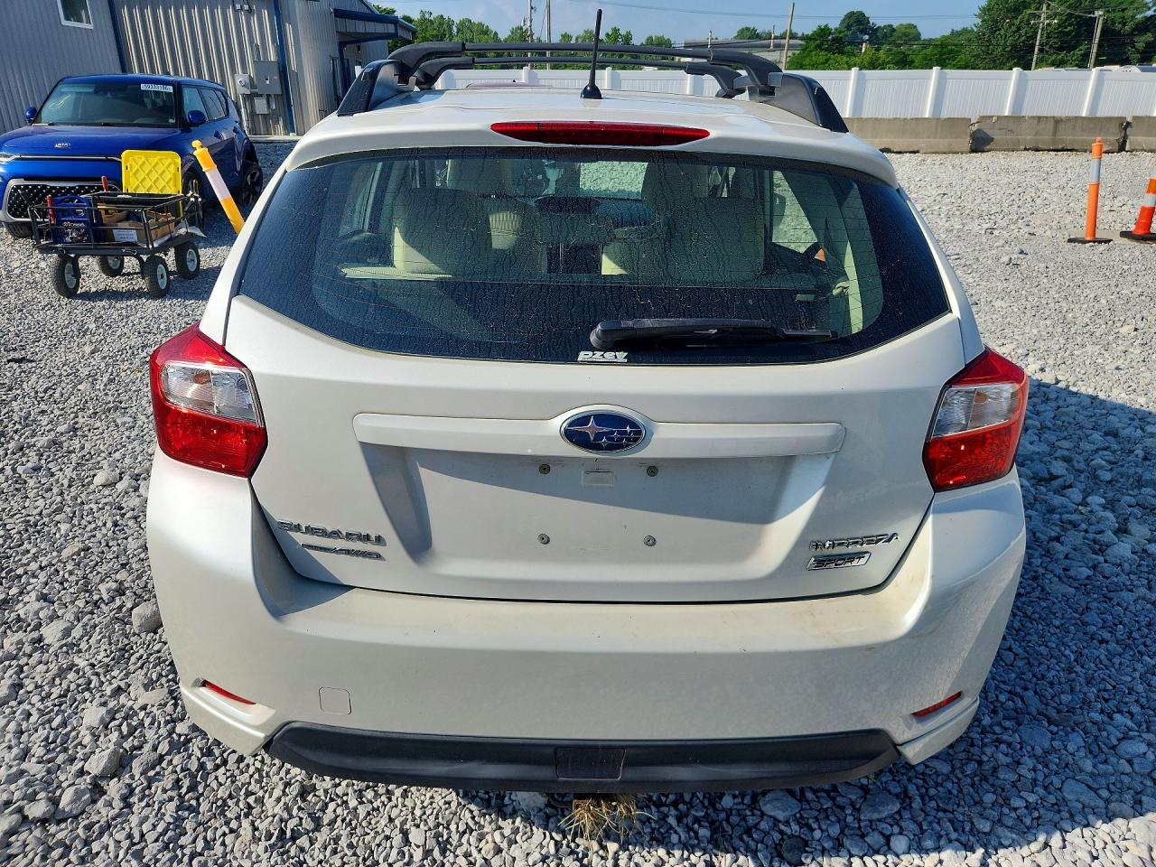 2013 Subaru Impreza Sport Premium White vin: JF1GPAL6XDH805730
